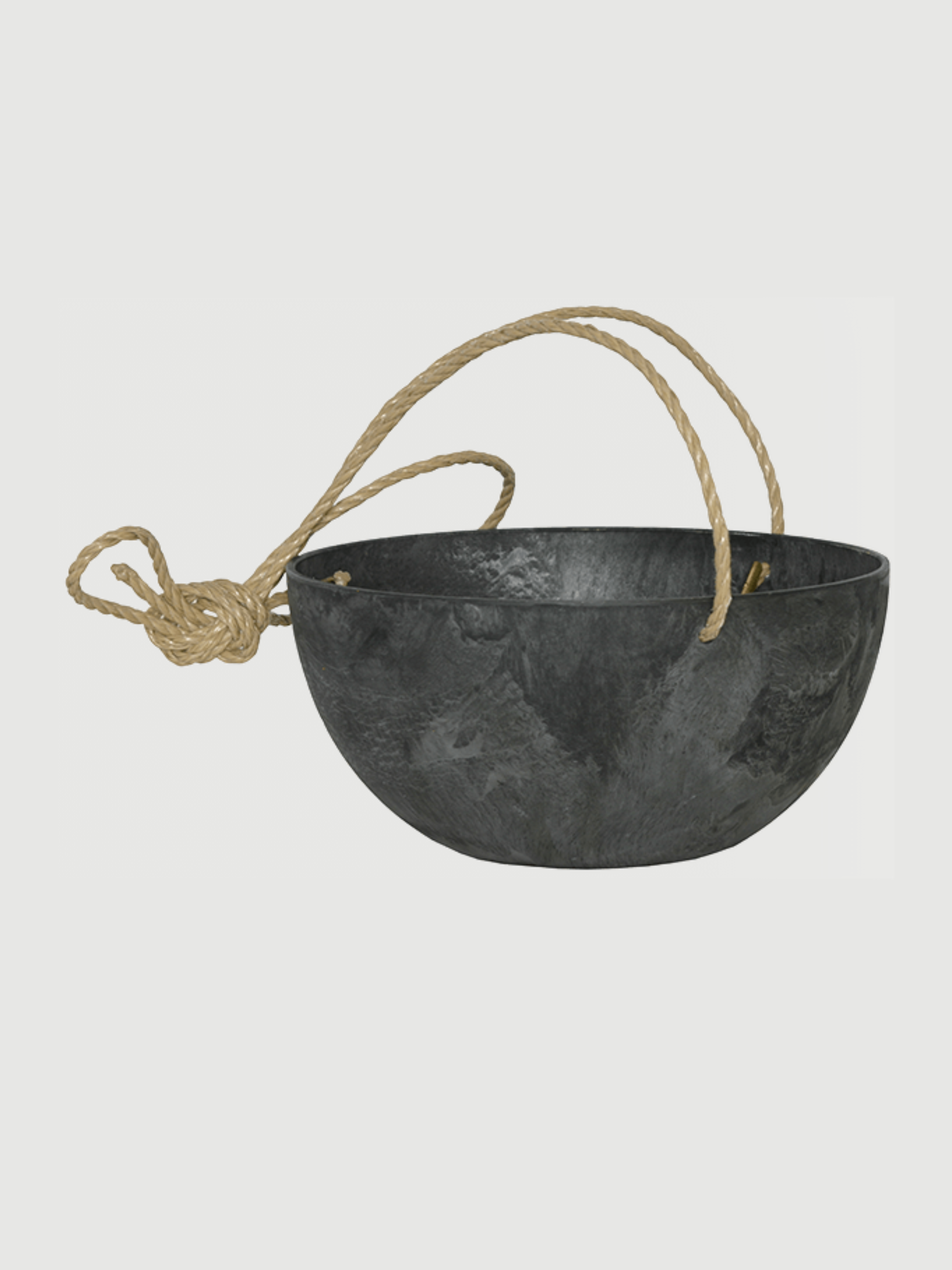 Artstone Fiona Hanger Black, Indoor & Outdoor Hanging Pot, Multiple Size