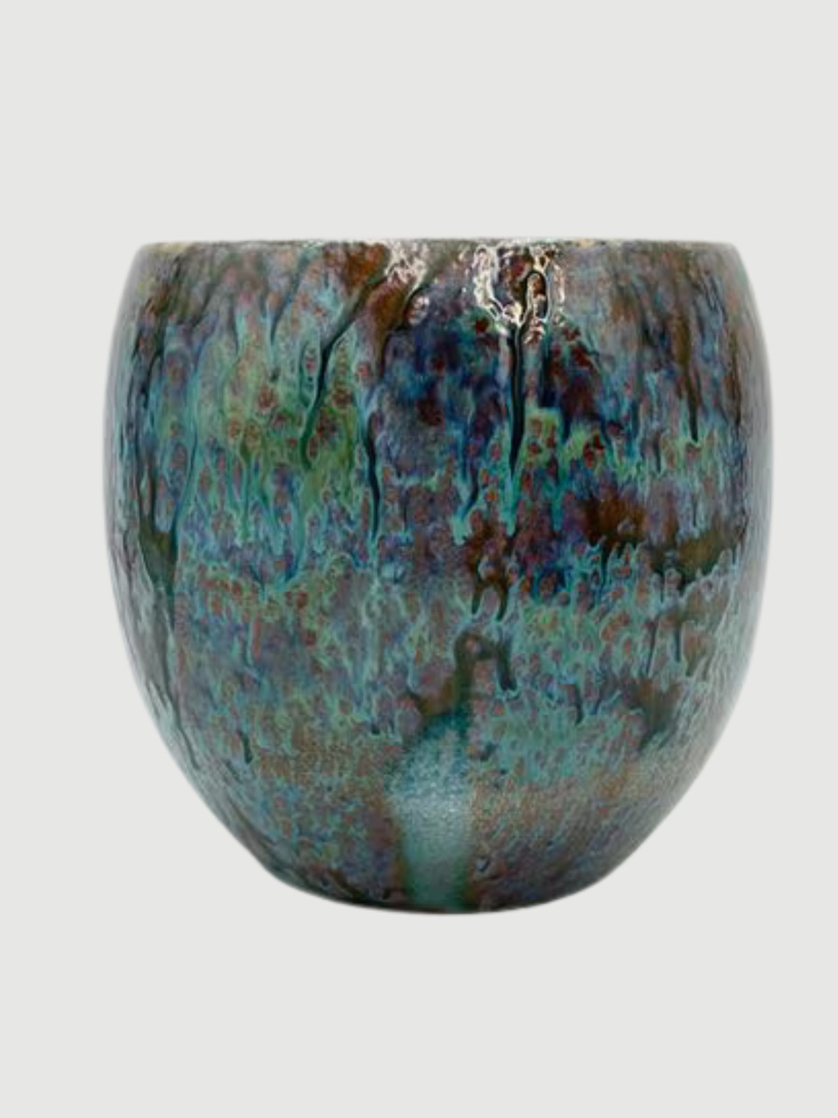 Blue Ceramic Plant Pot Loren - Handmade Houseplant Pot