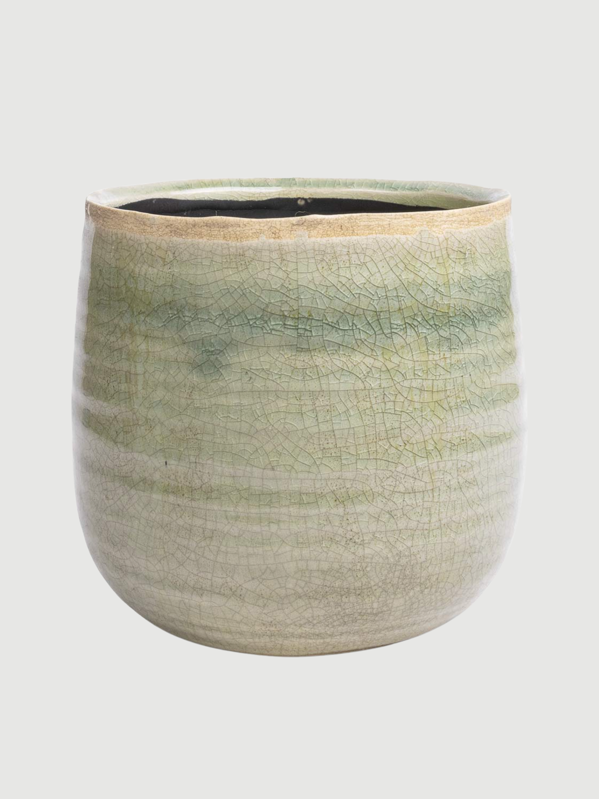 Iris Ceramic Plant Pots, Mint, Houseplant Pot in Multiple Sizes