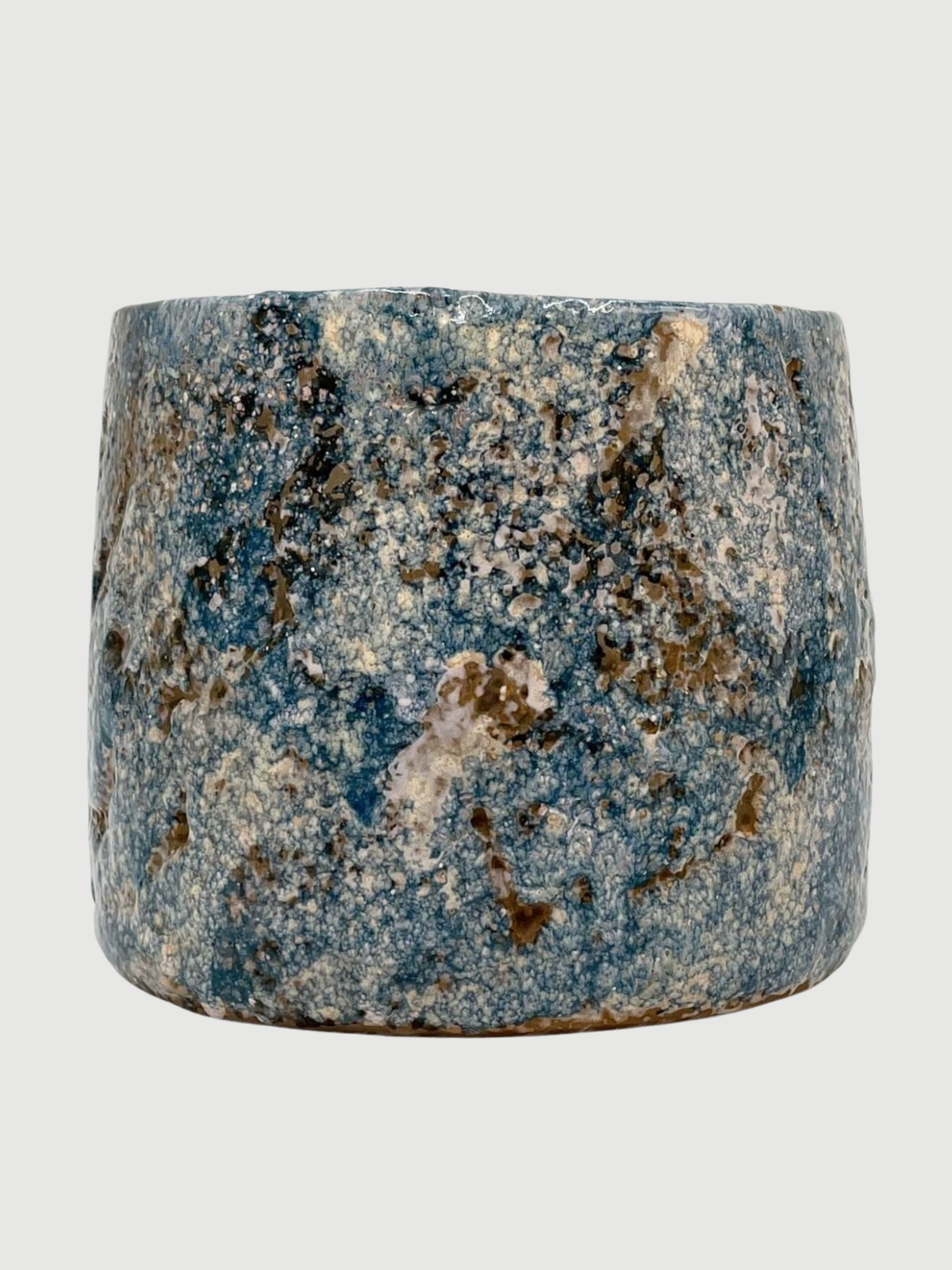 Blue Glazed Ceramic Plant Pot - Masha Kobalt - Multiple Sizes