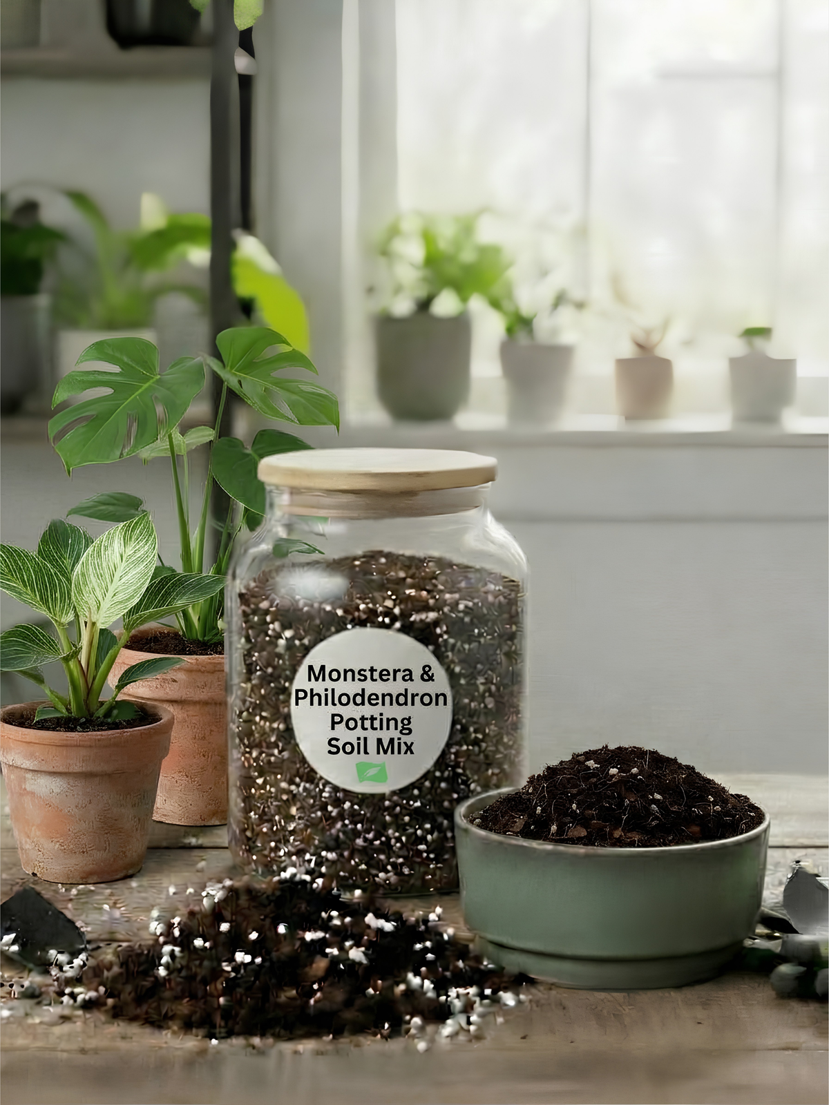 Premium Monstera & Philodendron Potting Soil Mix