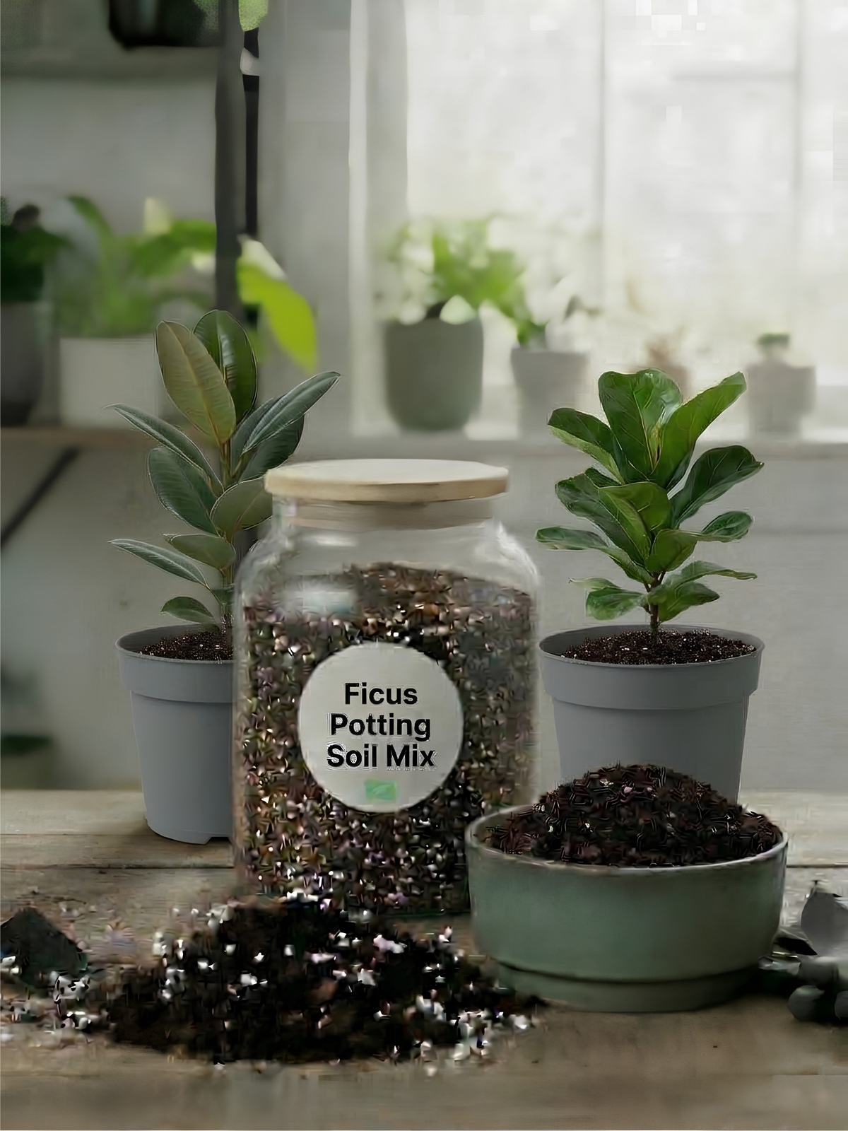 Premium Ficus Potting Soil Mix