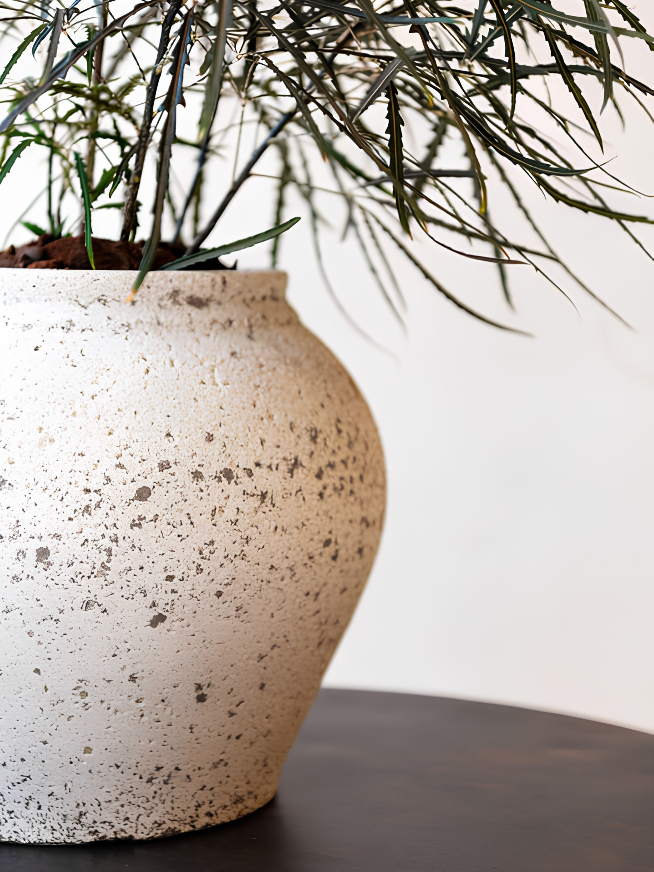 Zeus Plant Pot, Chalk White, Indoor & Outdoor Mediterranean Collection