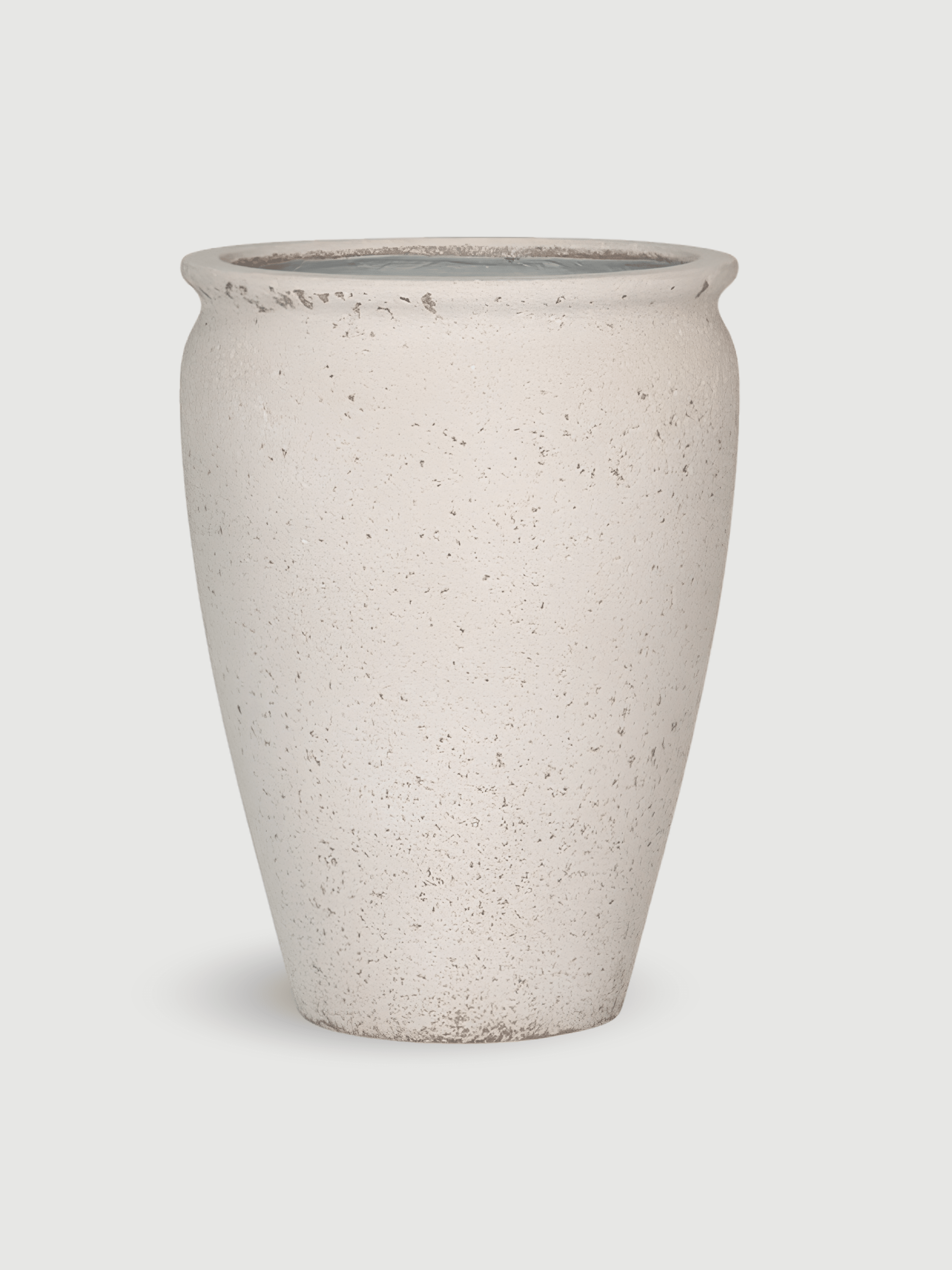Artemis Plant Pot Chalk White, Indoor & Outdoor Mediterranean Collection - Rebel Plants