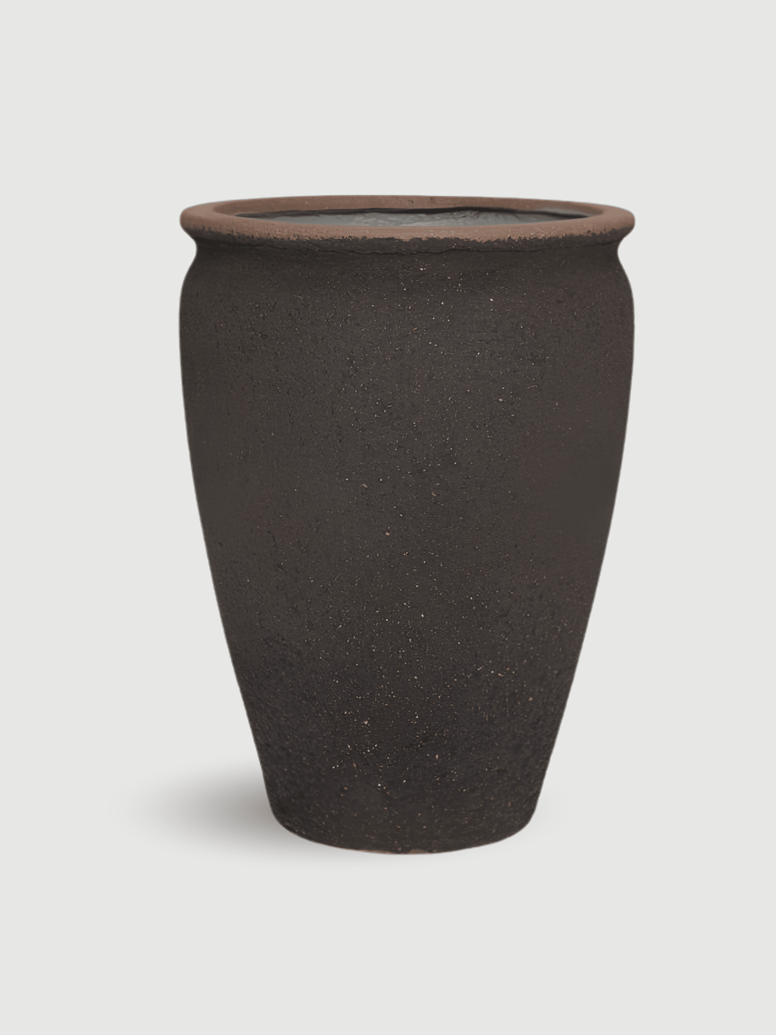 Artemis Plant Pot, Umber Brown, Indoor & Outdoor Mediterranean Collection - Rebel Plants
