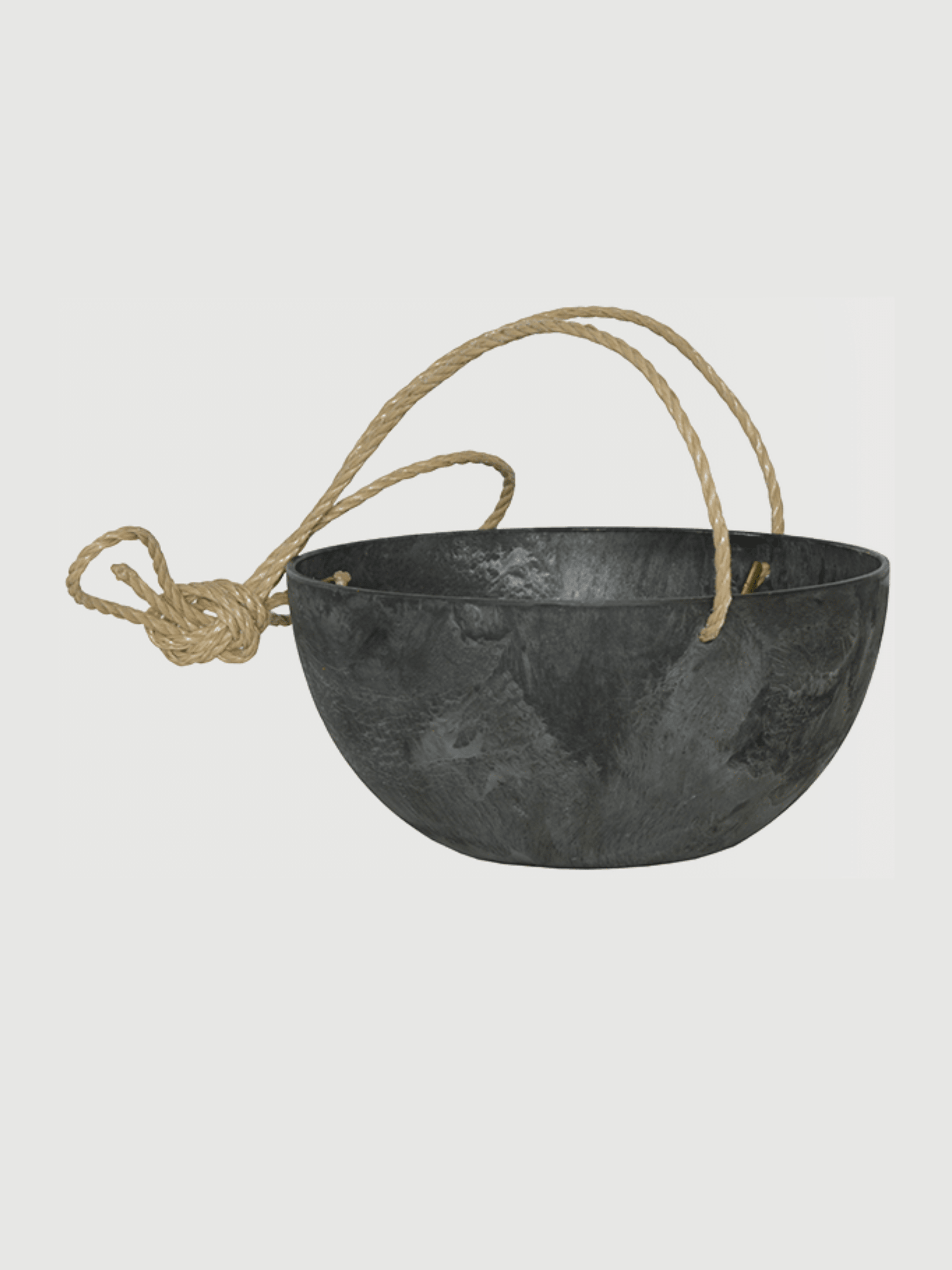 Artstone Fiona Hanger Black, Indoor & Outdoor Hanging Pot, Multiple Size - Rebel Plants