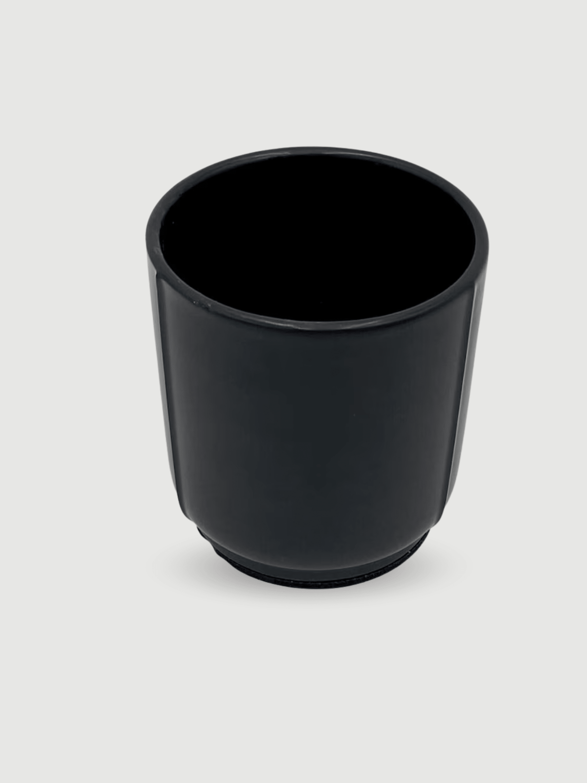 Black Ceramic Cylinder Pot – 9cm - Rebel Plants