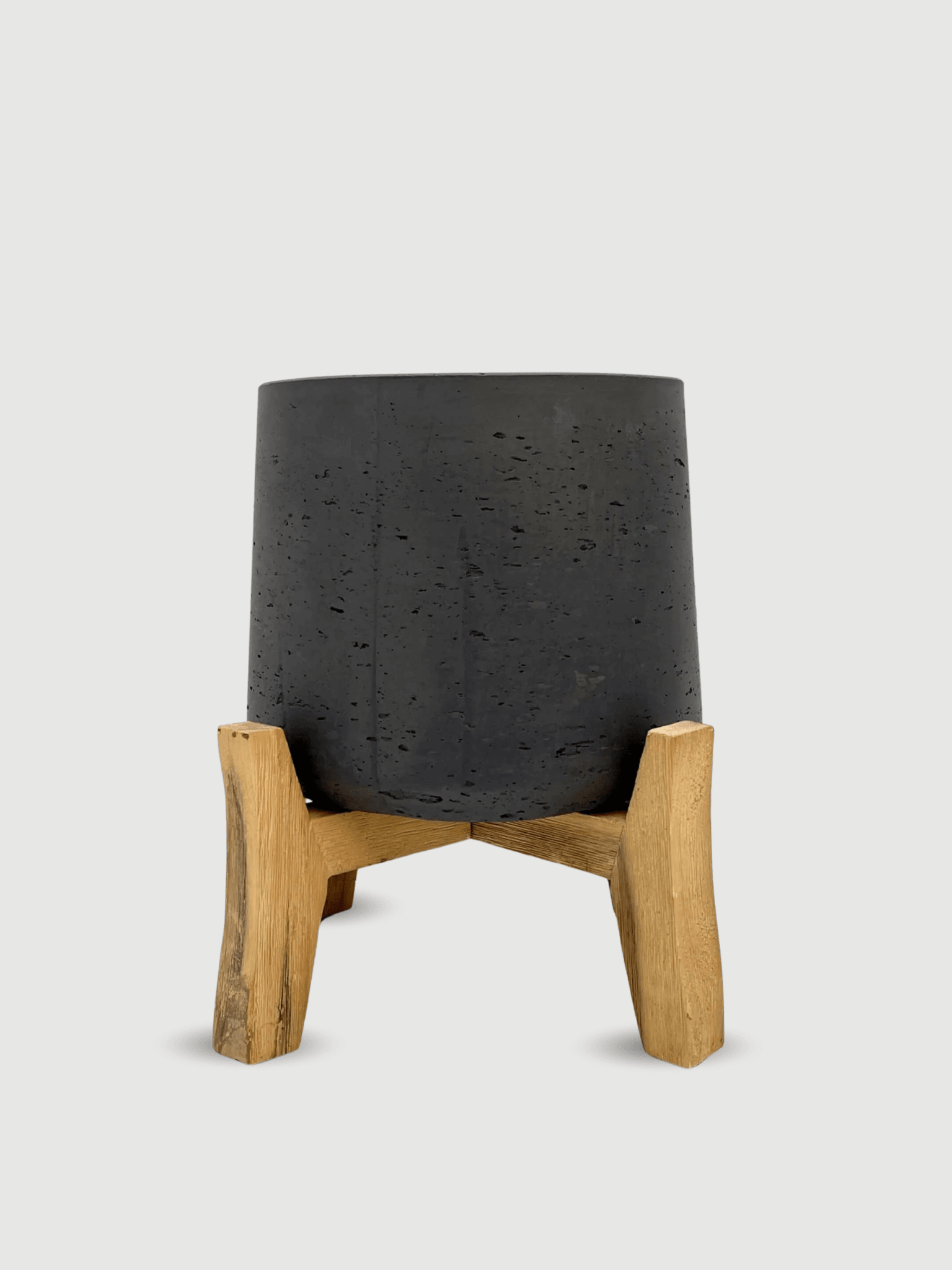 Black Plant Pot - Patt Indoor Outdoor Planters, 17cm–23cm