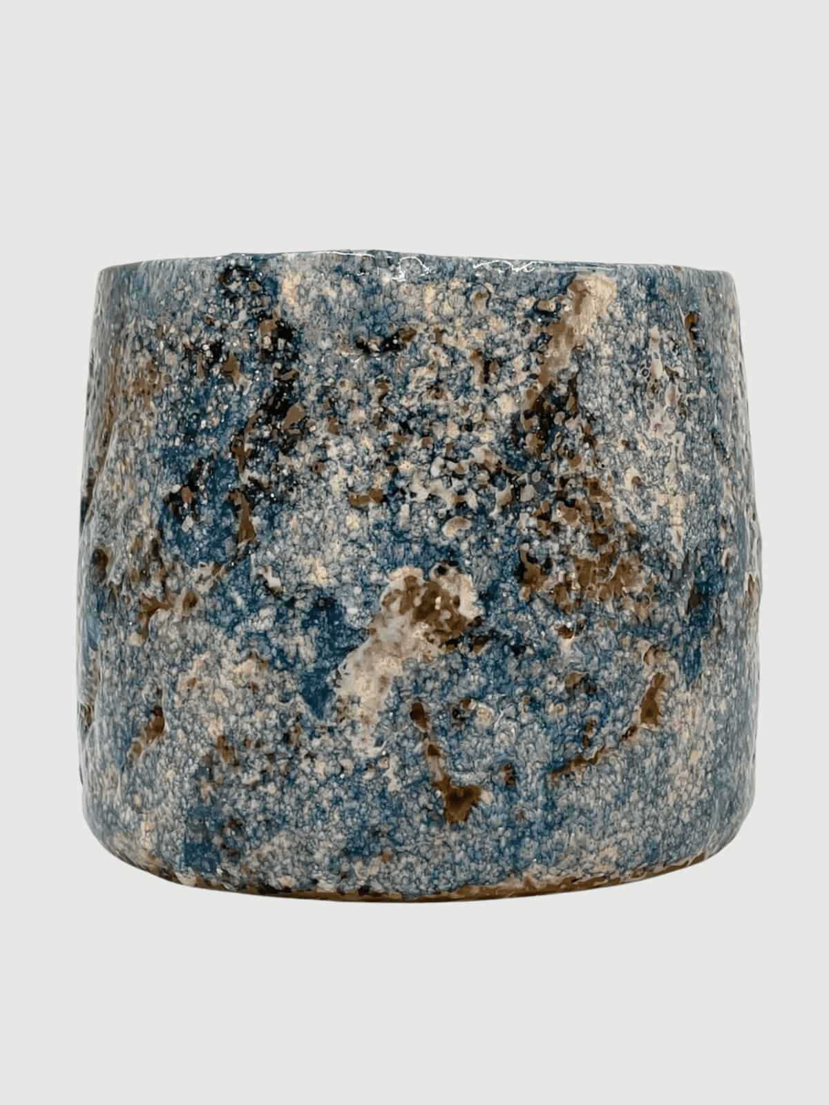 Blue Glazed Ceramic Plant Pot - Masha Kobalt - Multiple Sizes - Rebel Plants