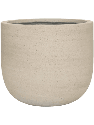 Cement Plant Pot Cody, Beige, D30cm, Indoor & Outdoor