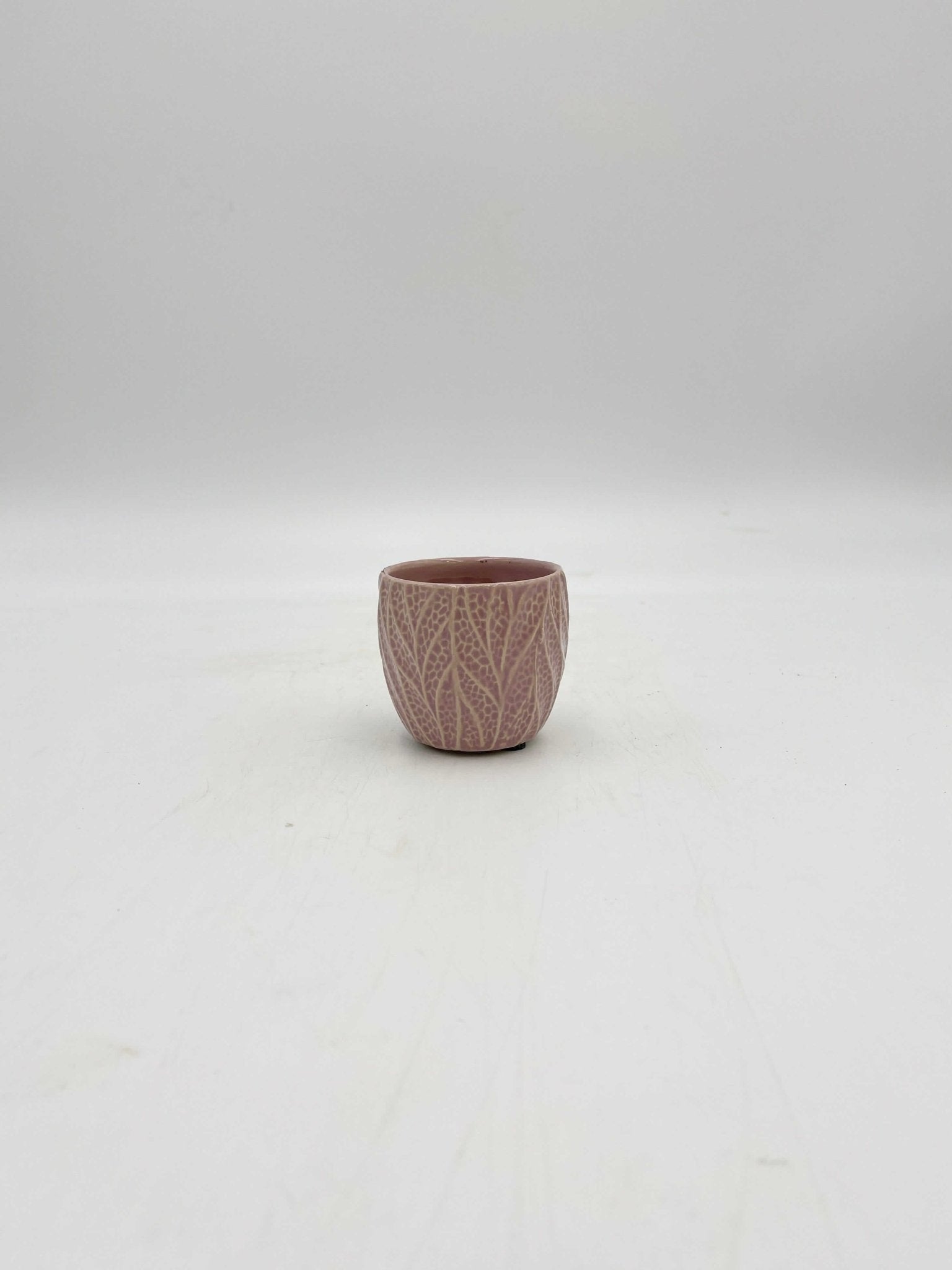 Ceramic Plant Pots, 7cm - 10cm, Pink House Plant Pots