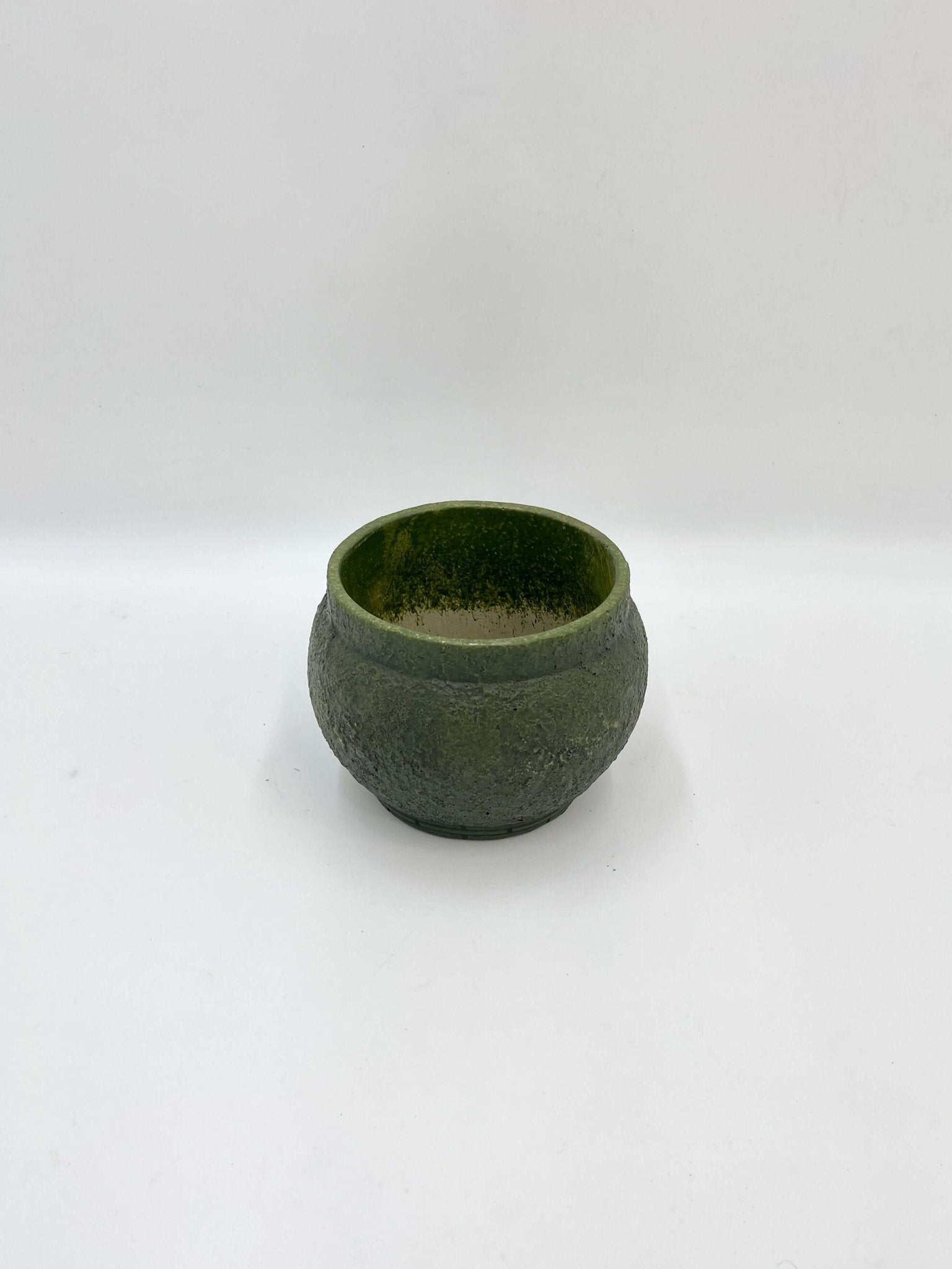  Concrete Plant Pot Lola - Indoor Plant Pot - 14cm - Deep Green
