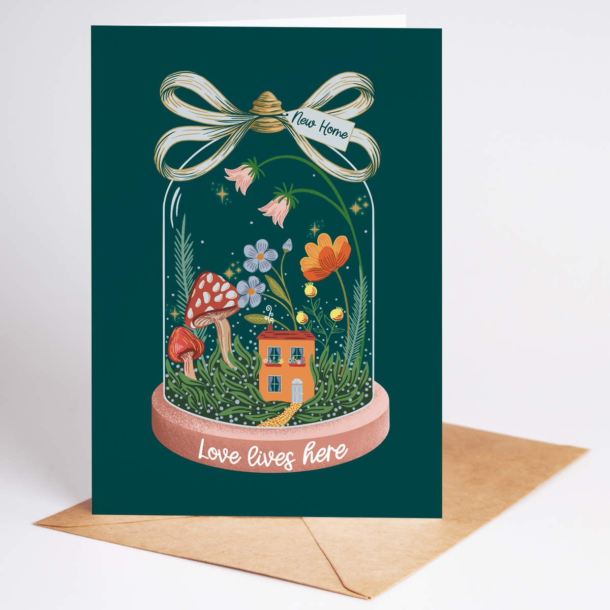 New Home Card | Floral | Folk Cosy Design