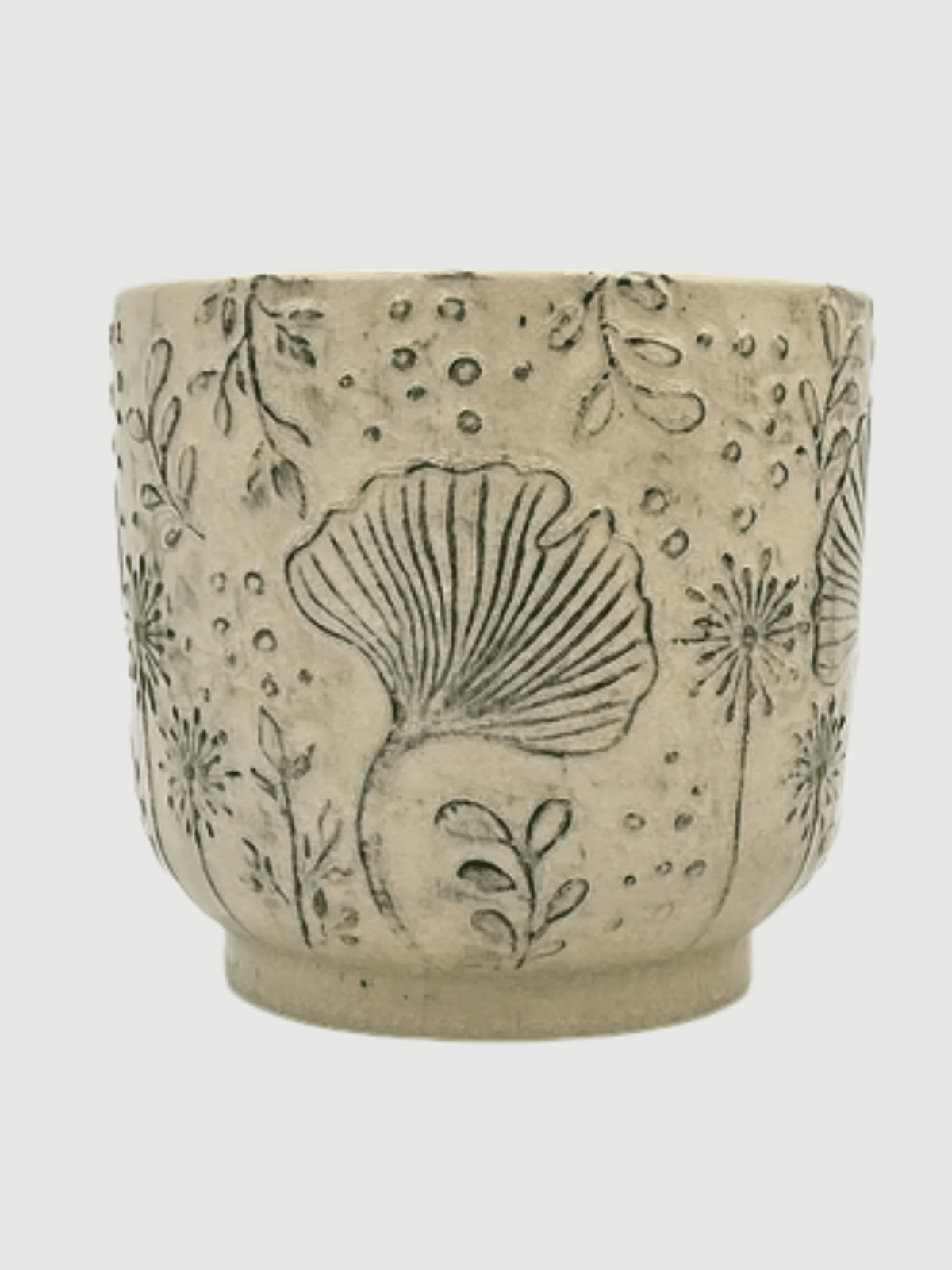 Emilia Ceramic Plant Pots, Green, House Plant Pot in Multiple Sizes - Rebel Plants
