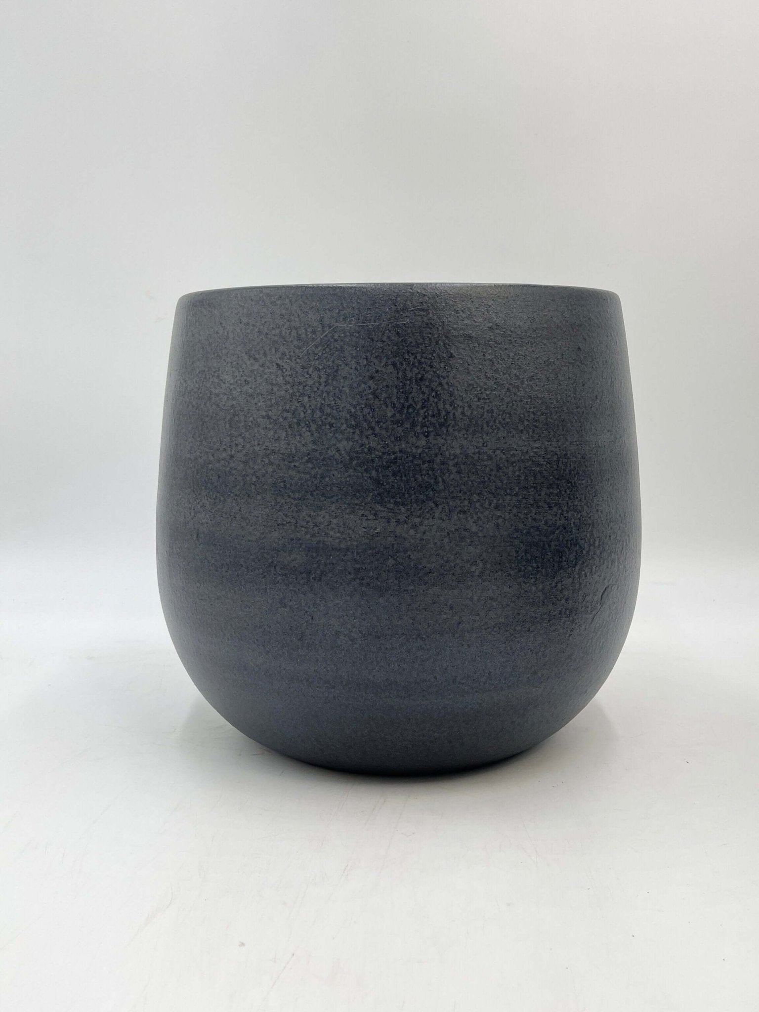 Esra Ceramic Plant Pots, Graphite, House Plant Pot in Multiple Sizes