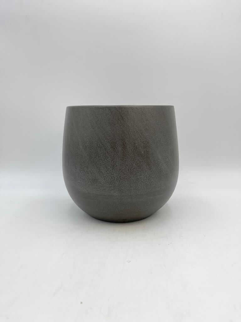 Esra Ceramic Plant Pots, Mystic Grey, Handmade