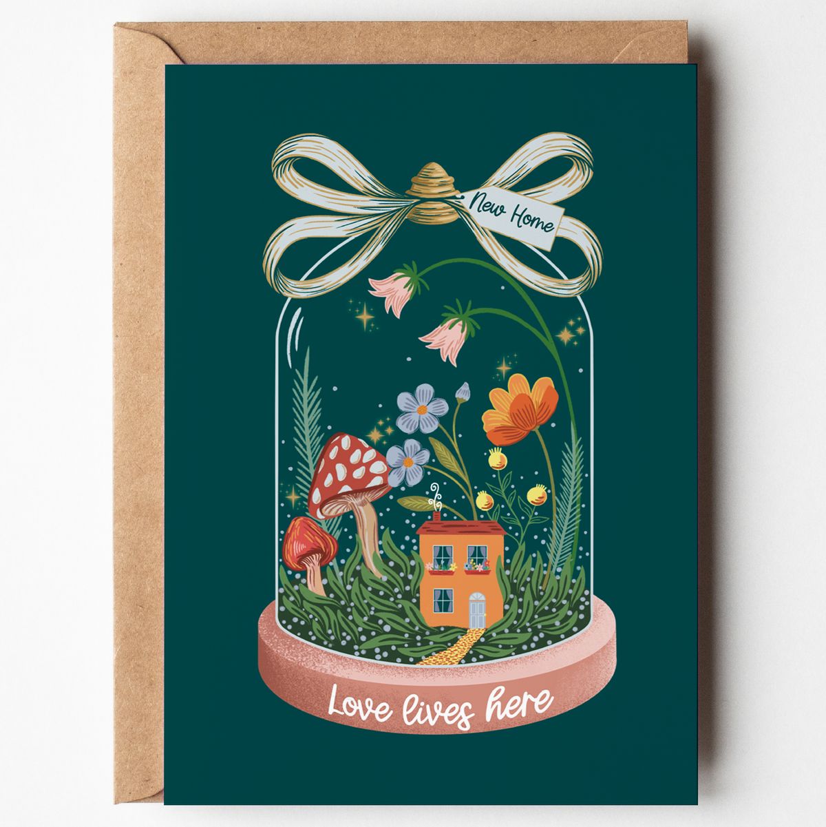 New Home Card | Floral | Folk Cosy Design