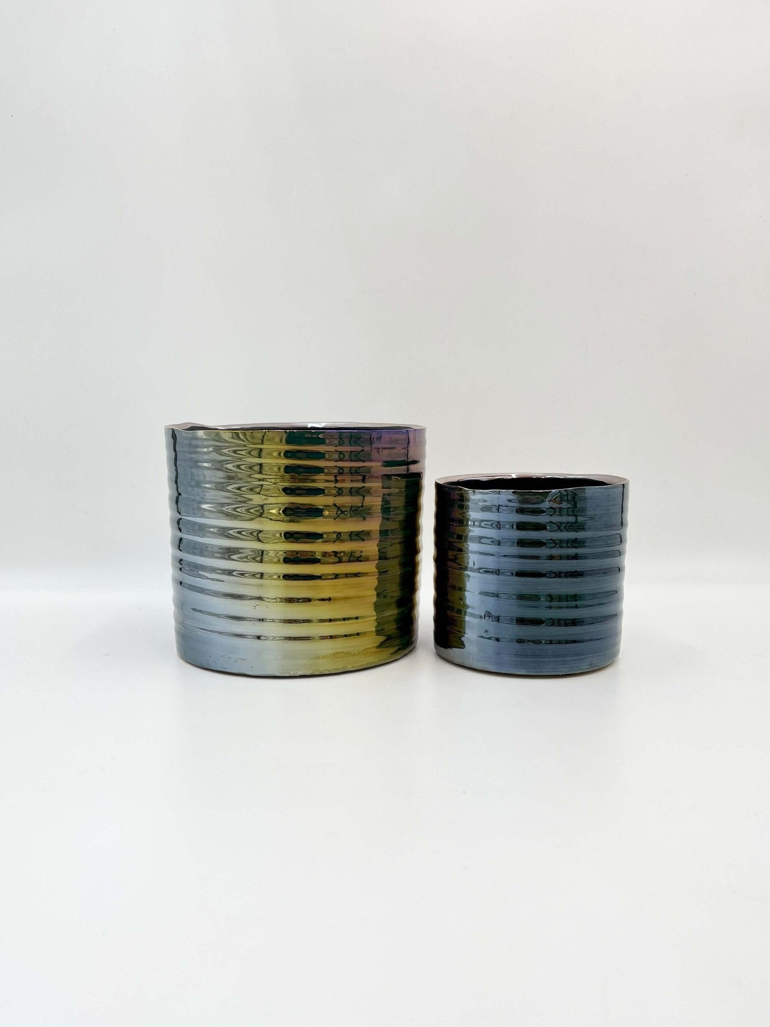 Green Ceramic Plant Pot Didi - Pearl Green - Indoor Plant Pot