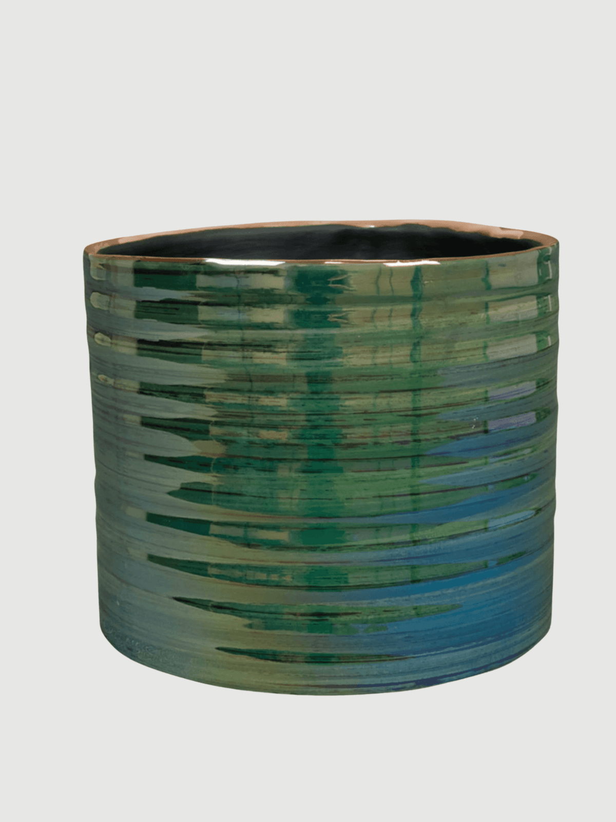 Green Ceramic Plant Pot Didi - Pearl Green - Indoor Plant Pot - Rebel Plants