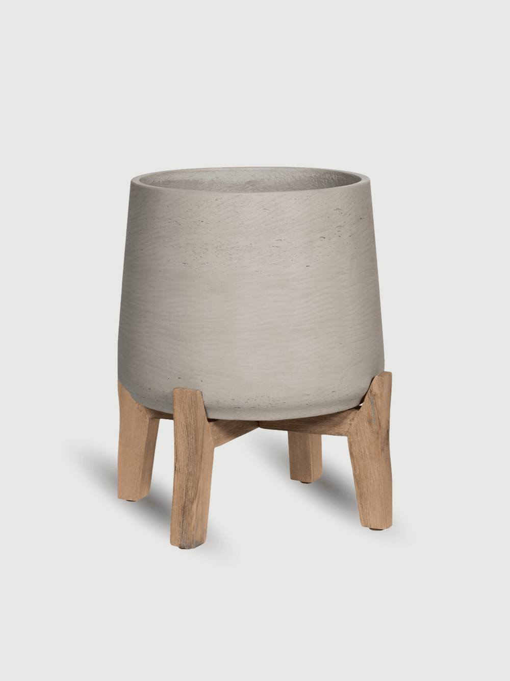 Grey Plant Pot - Patt - Indoor Outdoor, 17cm–23cm