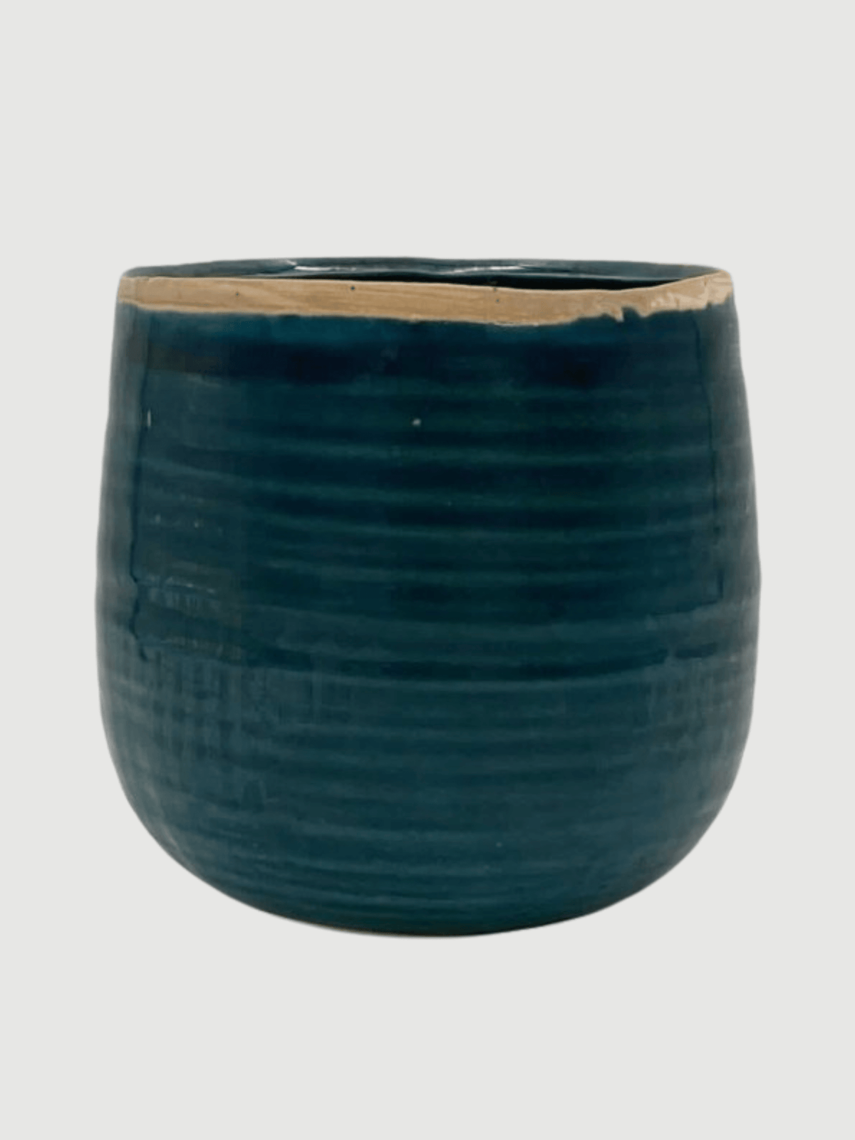 Iris Plant Pots, Turquoise, Handmade Houseplant Pot in Multiple Sizes - Rebel Plants