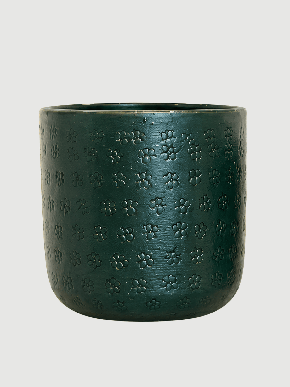 Ivan, Metal Plant Pots, Green, 7cm - 8cm Small House Plant Pot - Rebel Plants