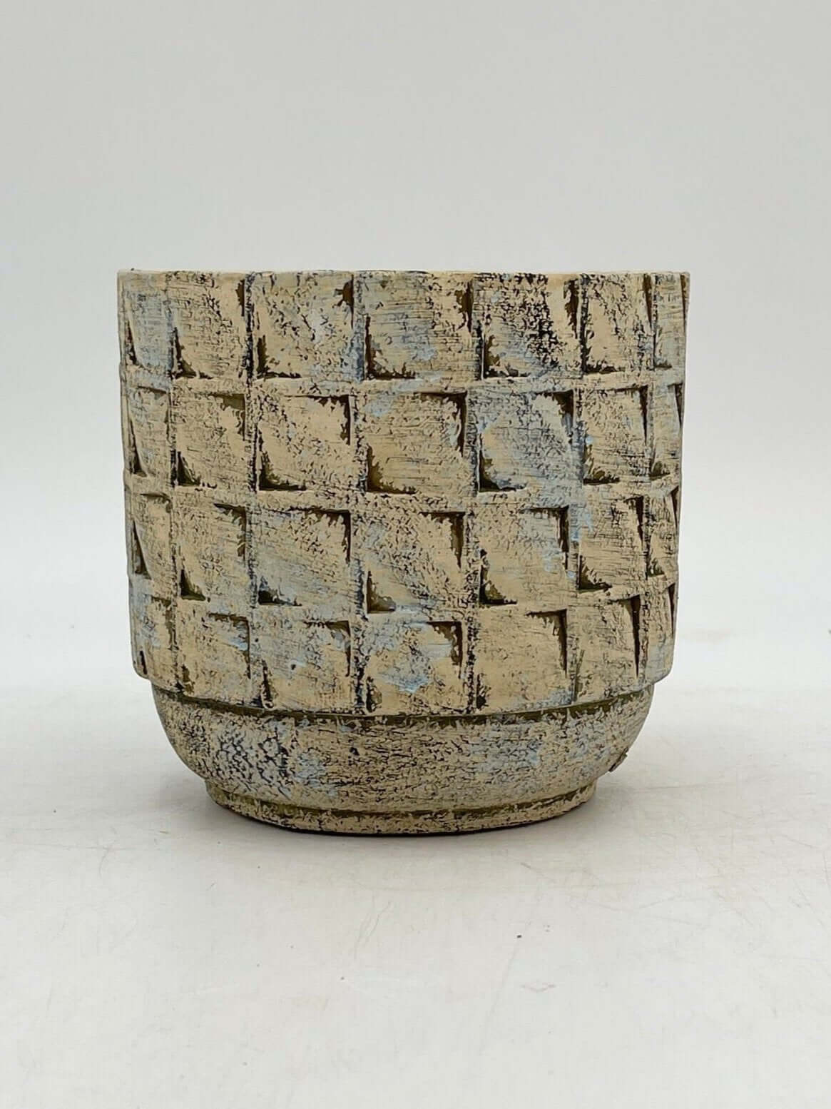 Jim, Cement Plant Pots, White Earth, Indoor Plant Pot in Multiple Sizes