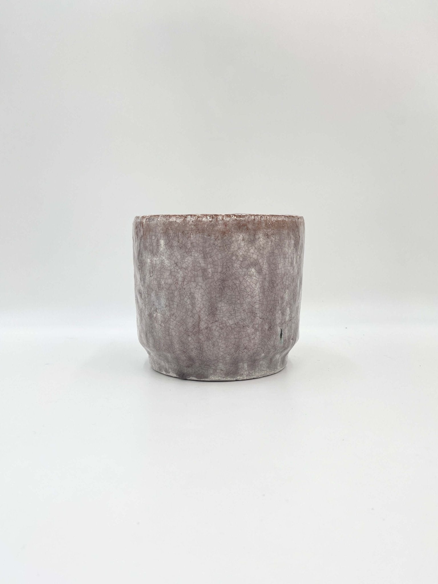 Julian Indoor Ceramic Pots, Lilac, Houseplant Pot in Multiple Sizes