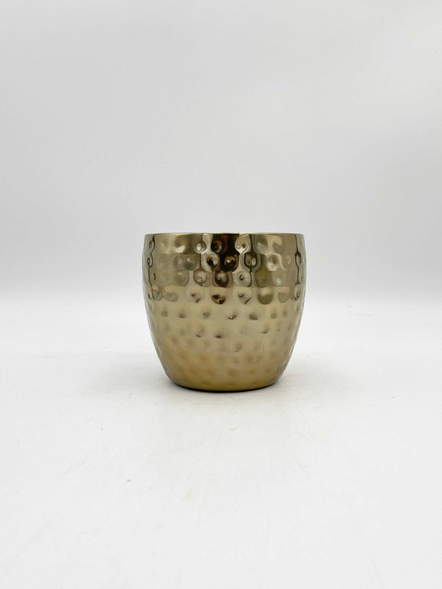 Kody Metal Plant pots, Gold, Handmade