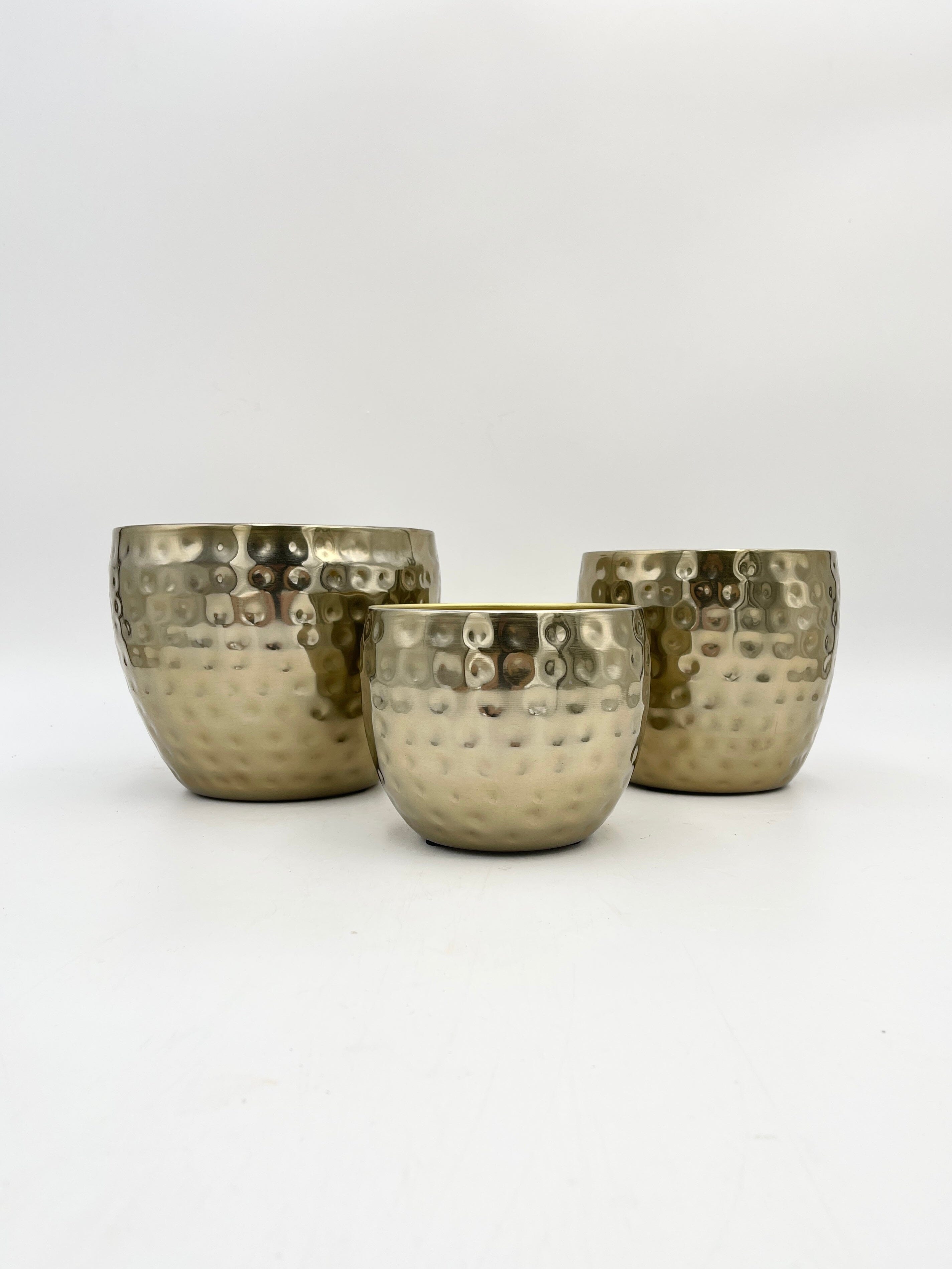 Kody Metal Plant pots, Gold