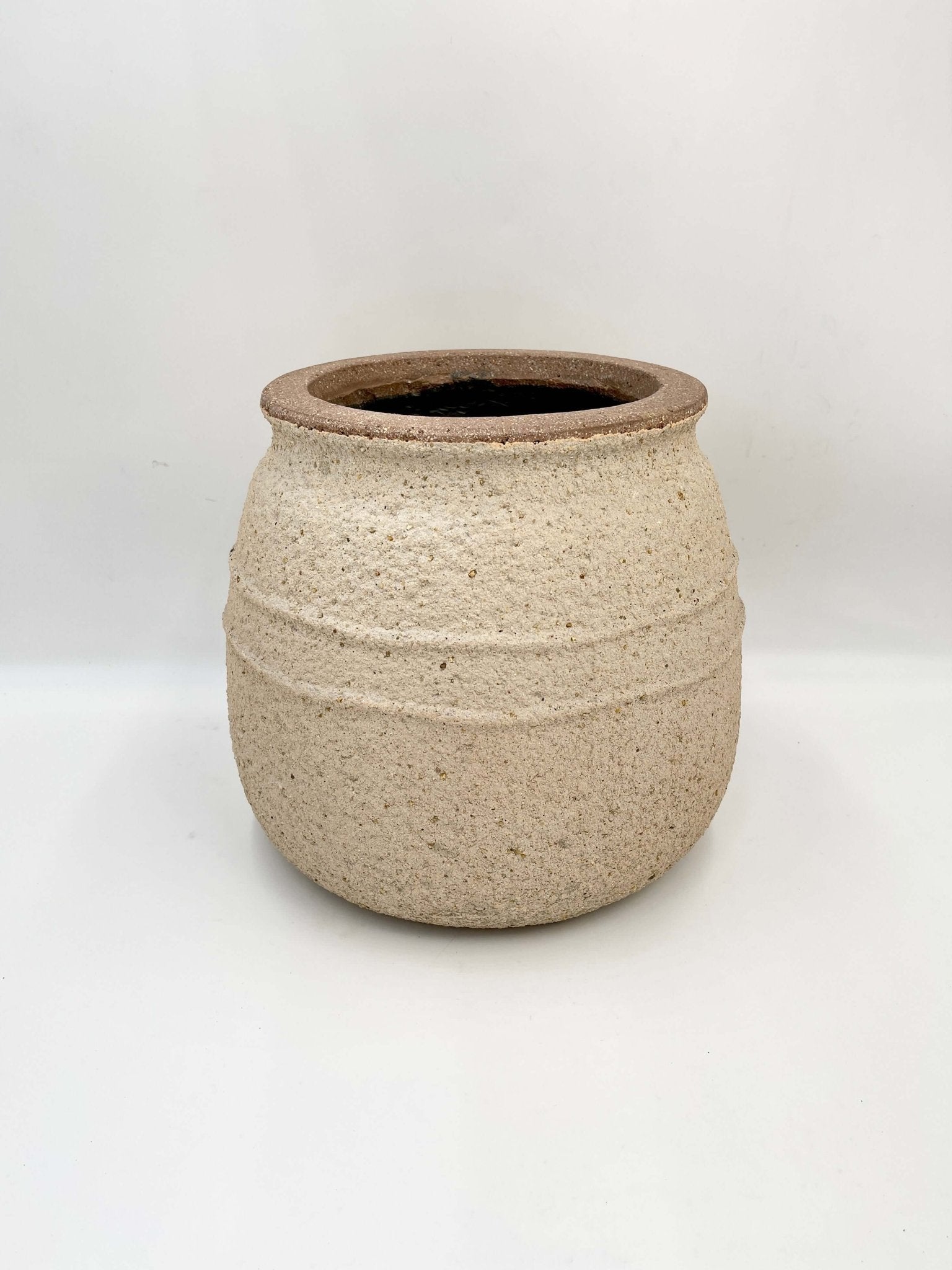 Large Mediterranean Planter Hestia - Sahara - D32cm - Indoor & Outdoor