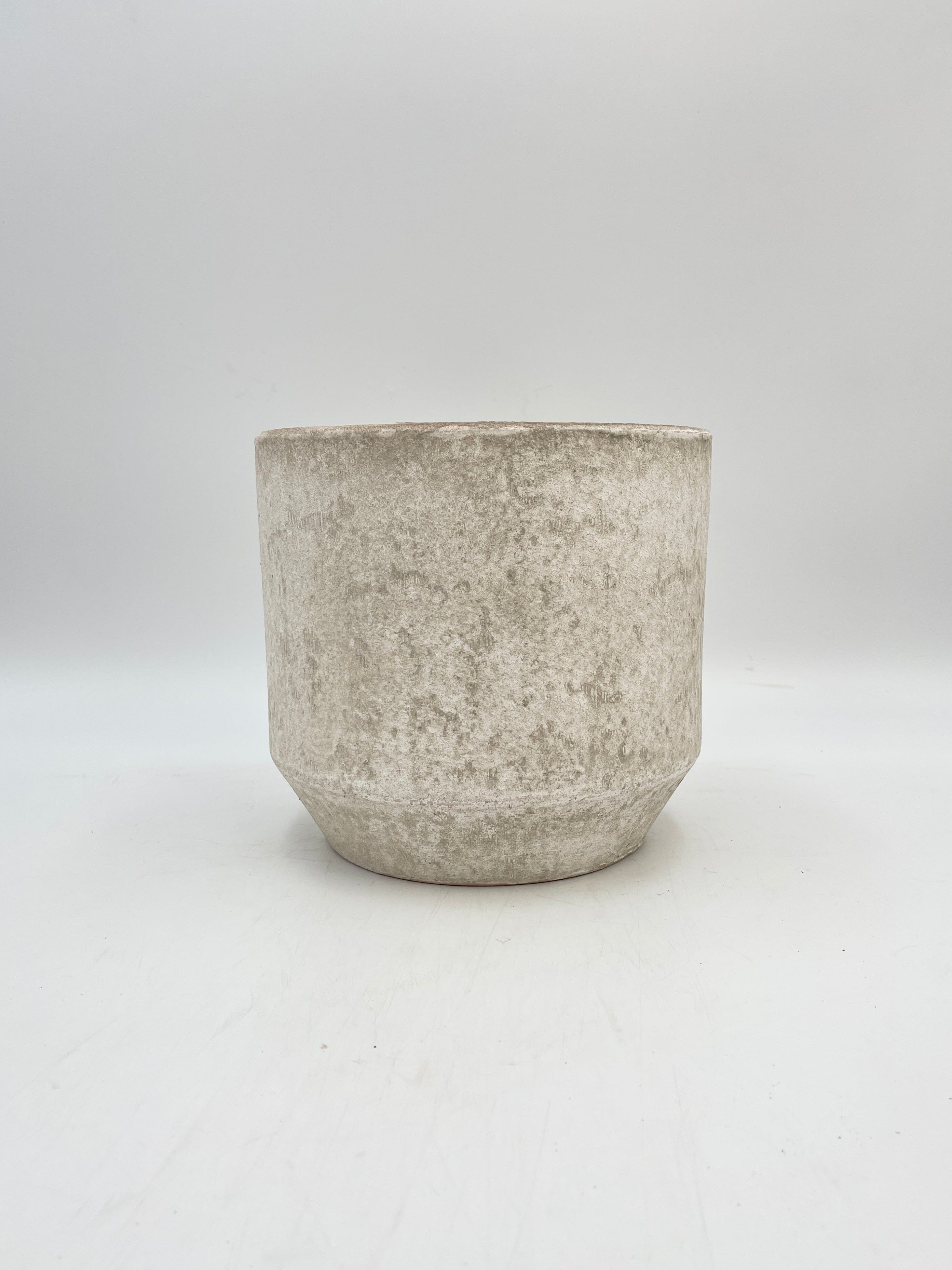 Lars Ceramic Plant Pots, Beige, Handmade