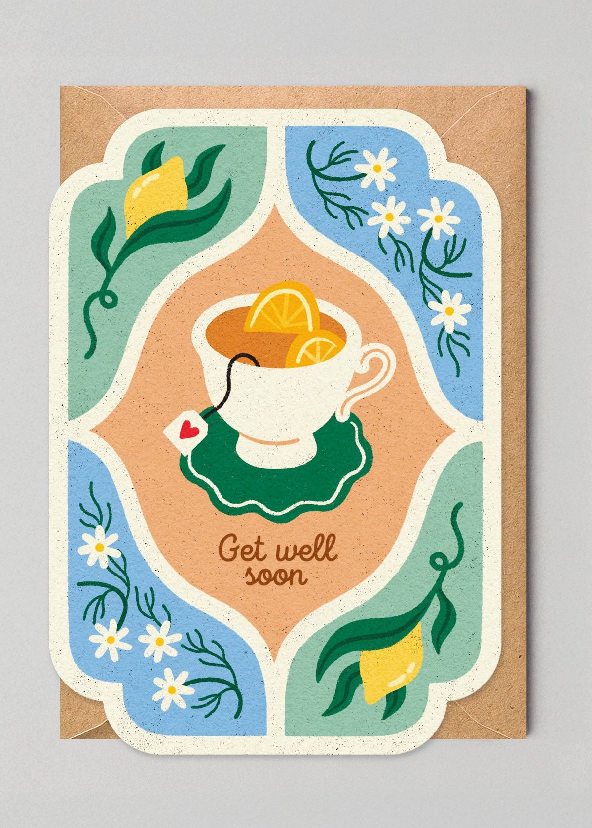 Lemon Tea Edyta Demurat - Get Well Soon Card - Rebel Plants