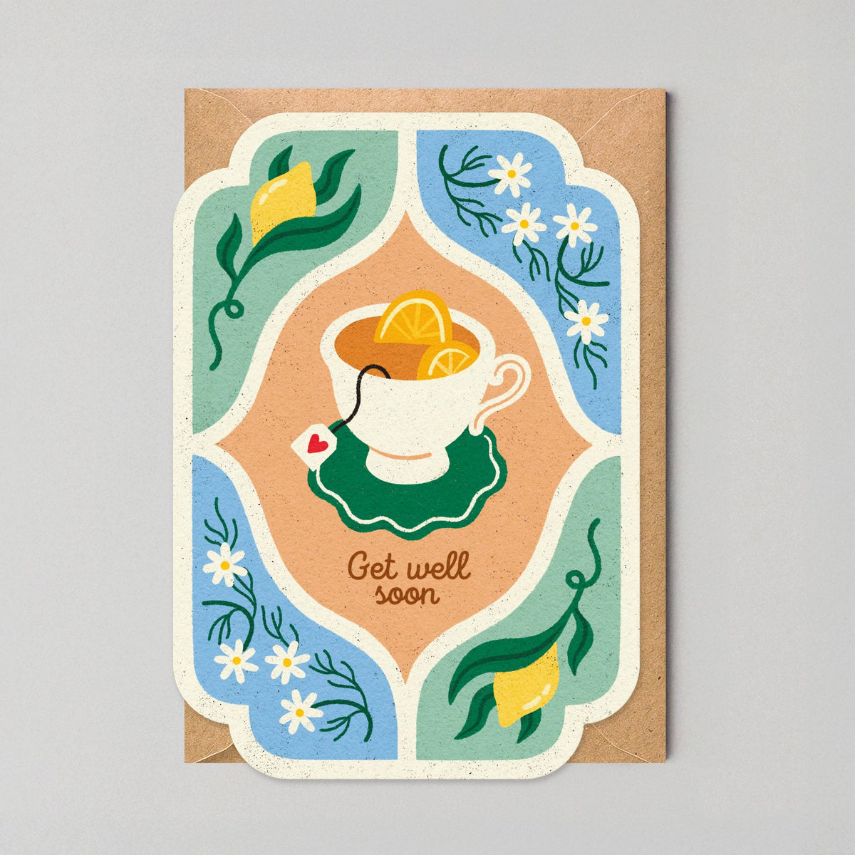 Lemon Tea Edyta Demurat - Get Well Soon Card - Rebel Plants