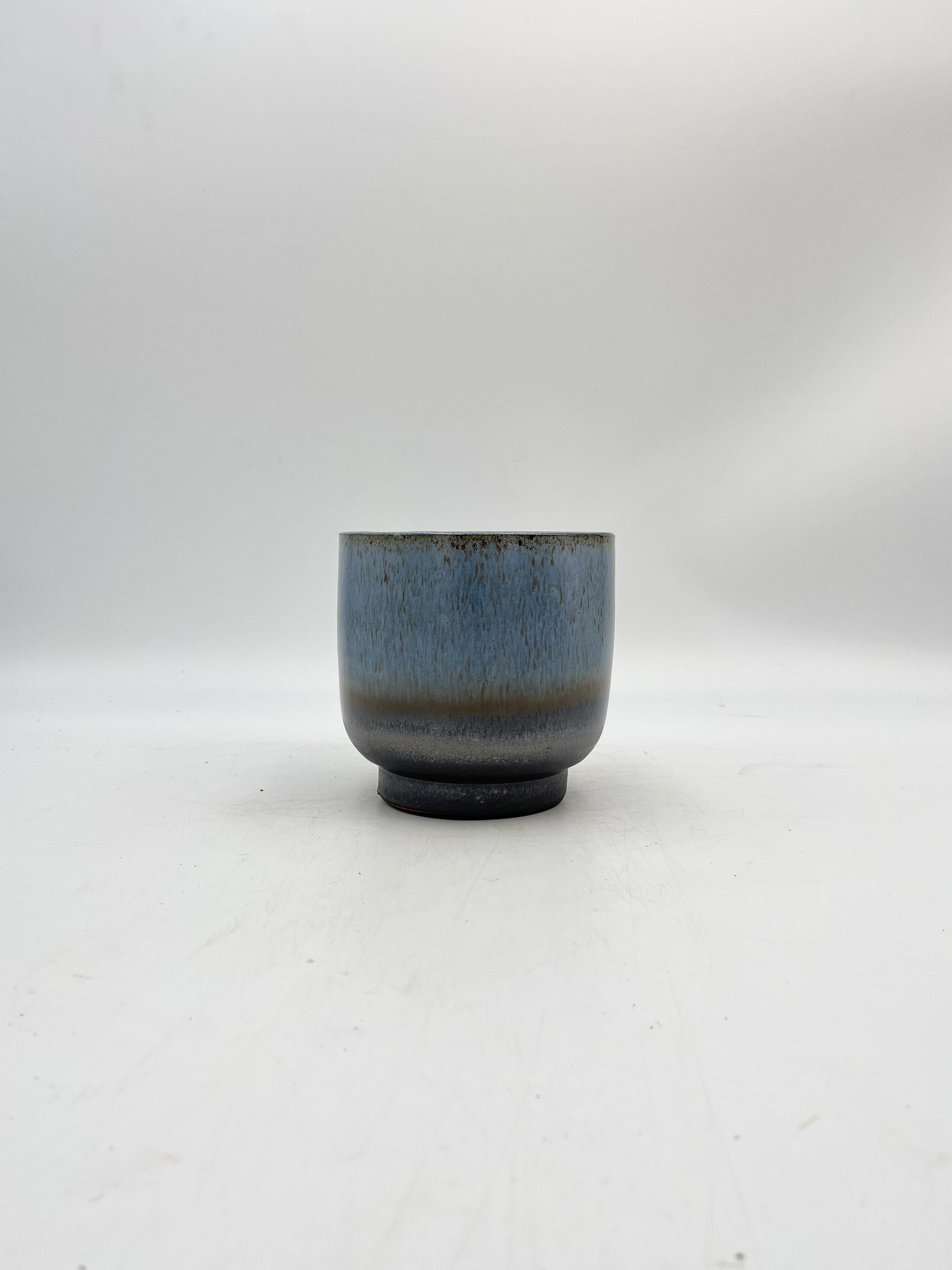 Linn Ceramic Plant Pots, Deep Sea Blue