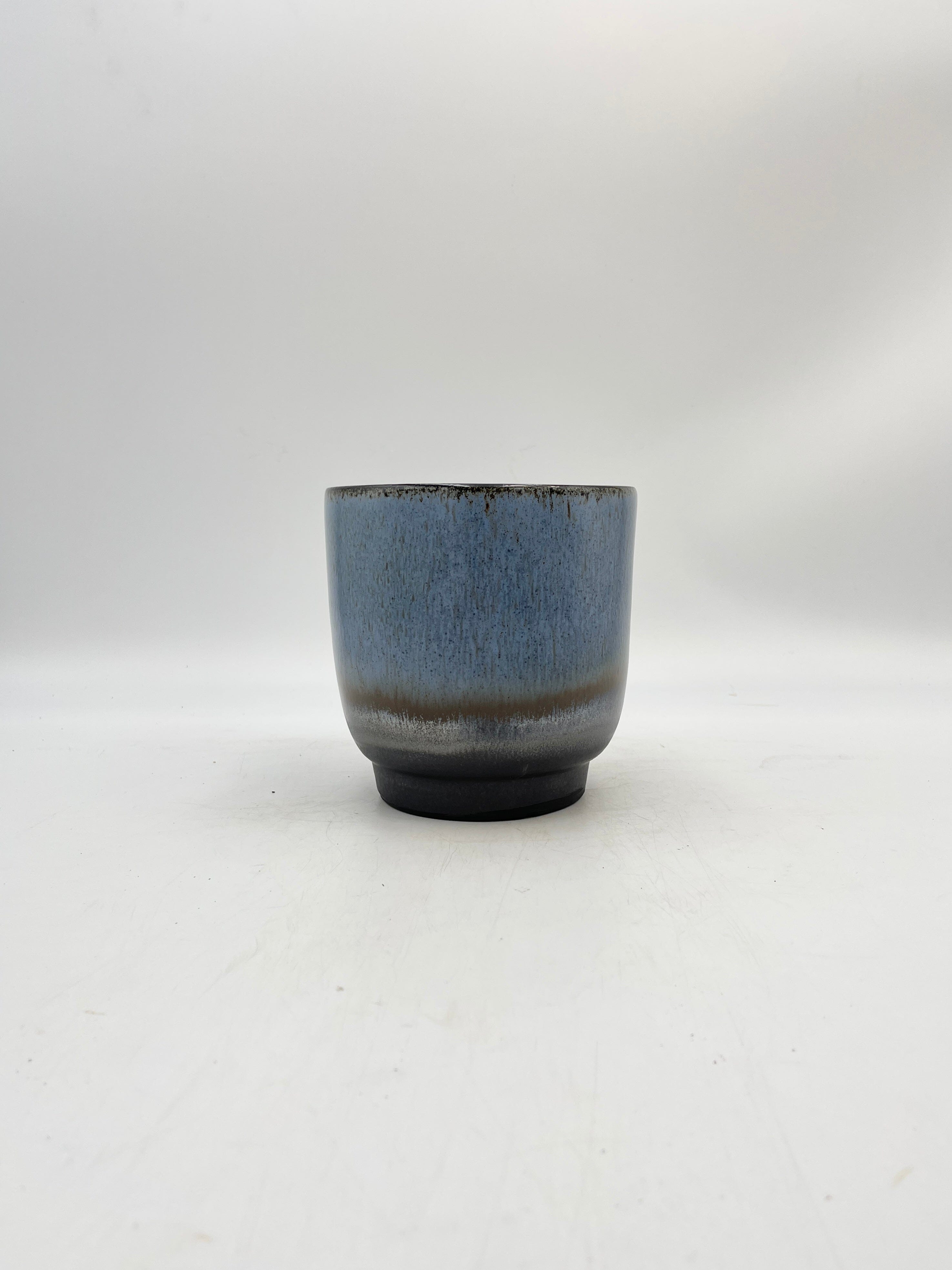 Linn Ceramic Plant Pots, Deep Sea Blue