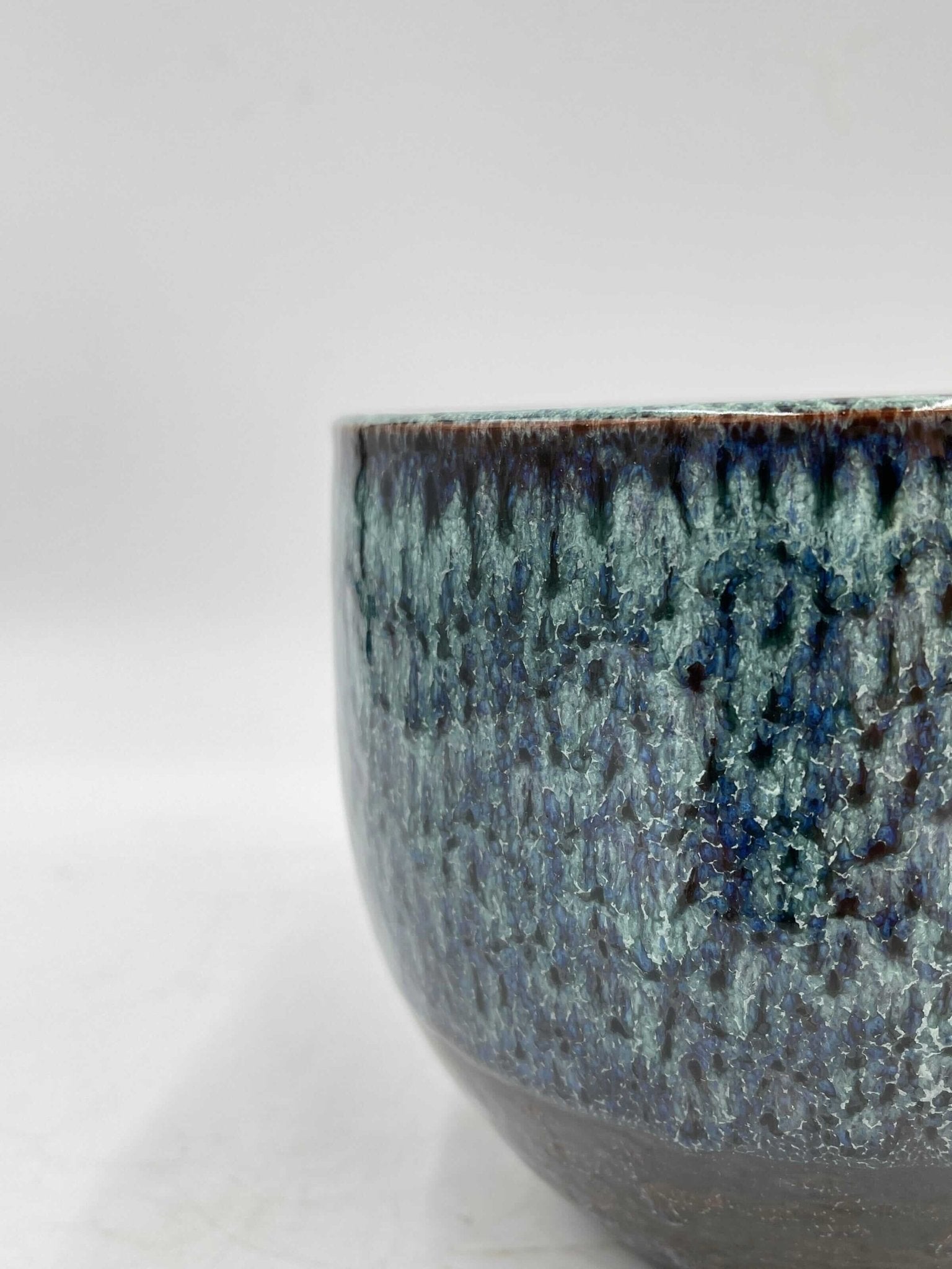 Luuk Handmade Mason Blue, D15cm Houseplant Pot