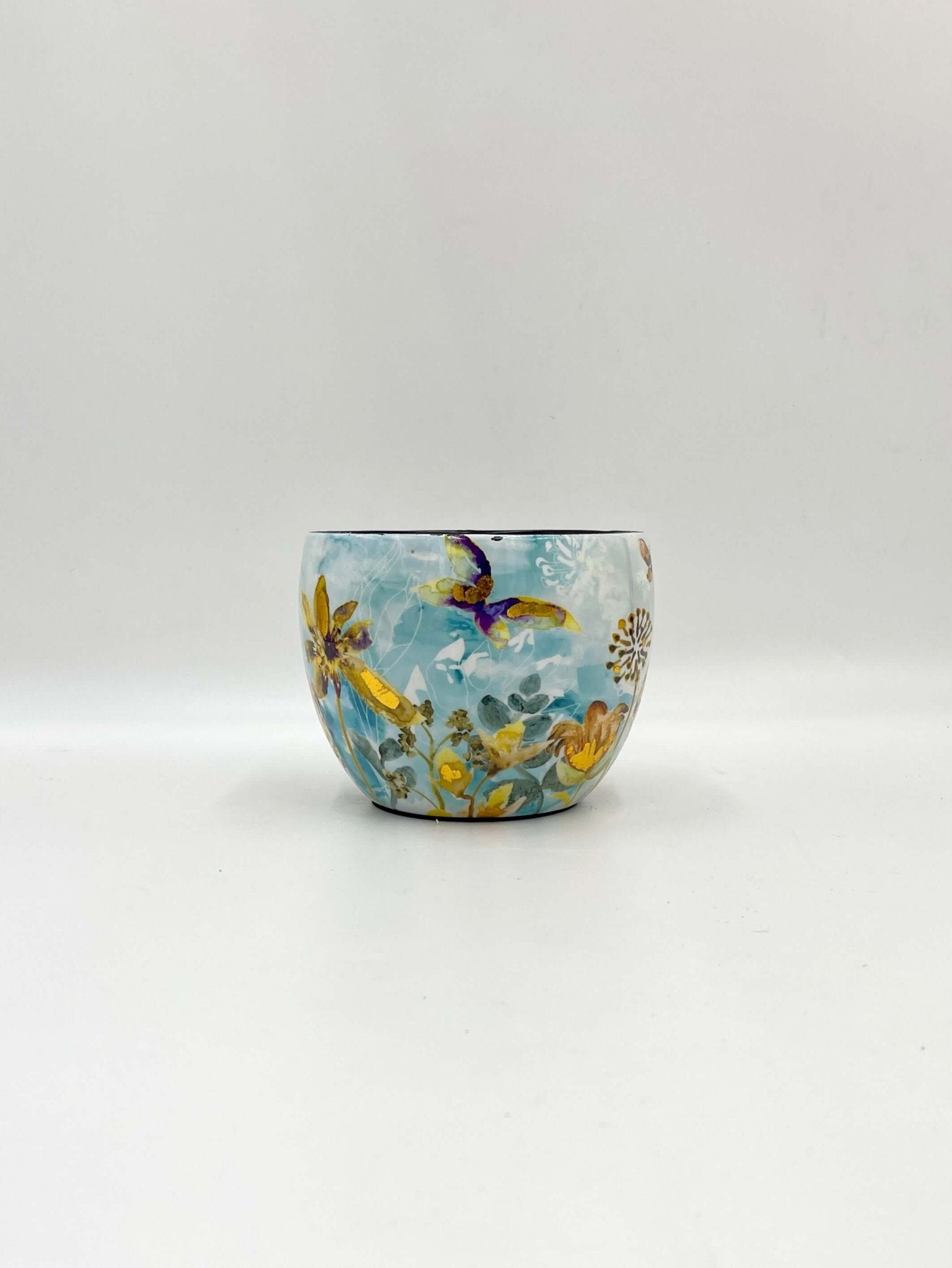 Fresia Metal Plant Pots by Lammie, Designer Plant Pots in Multiple Sizes