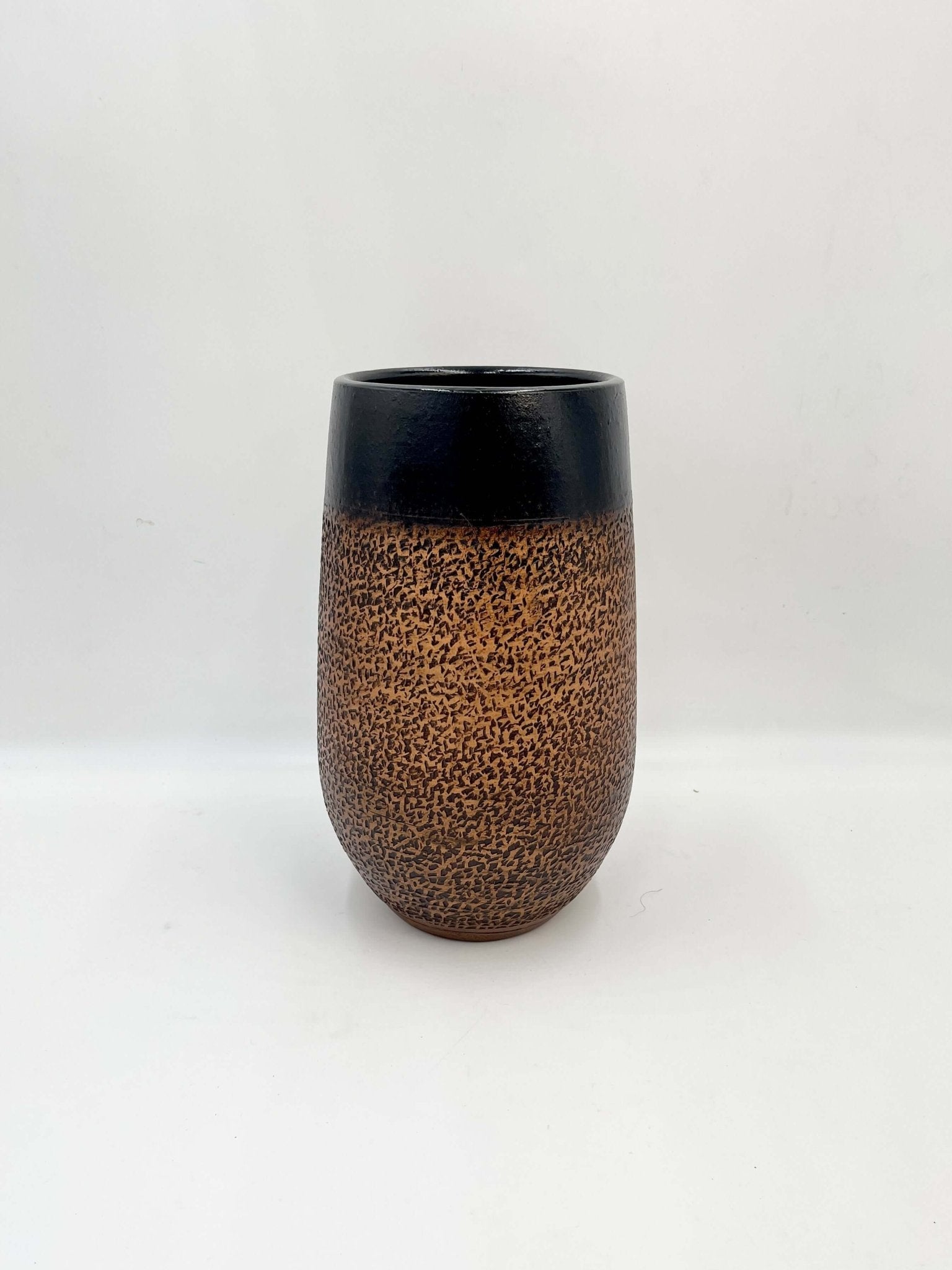 Mocha Ceramic Vase - Mya Minimalist Modern Vase - H30cm