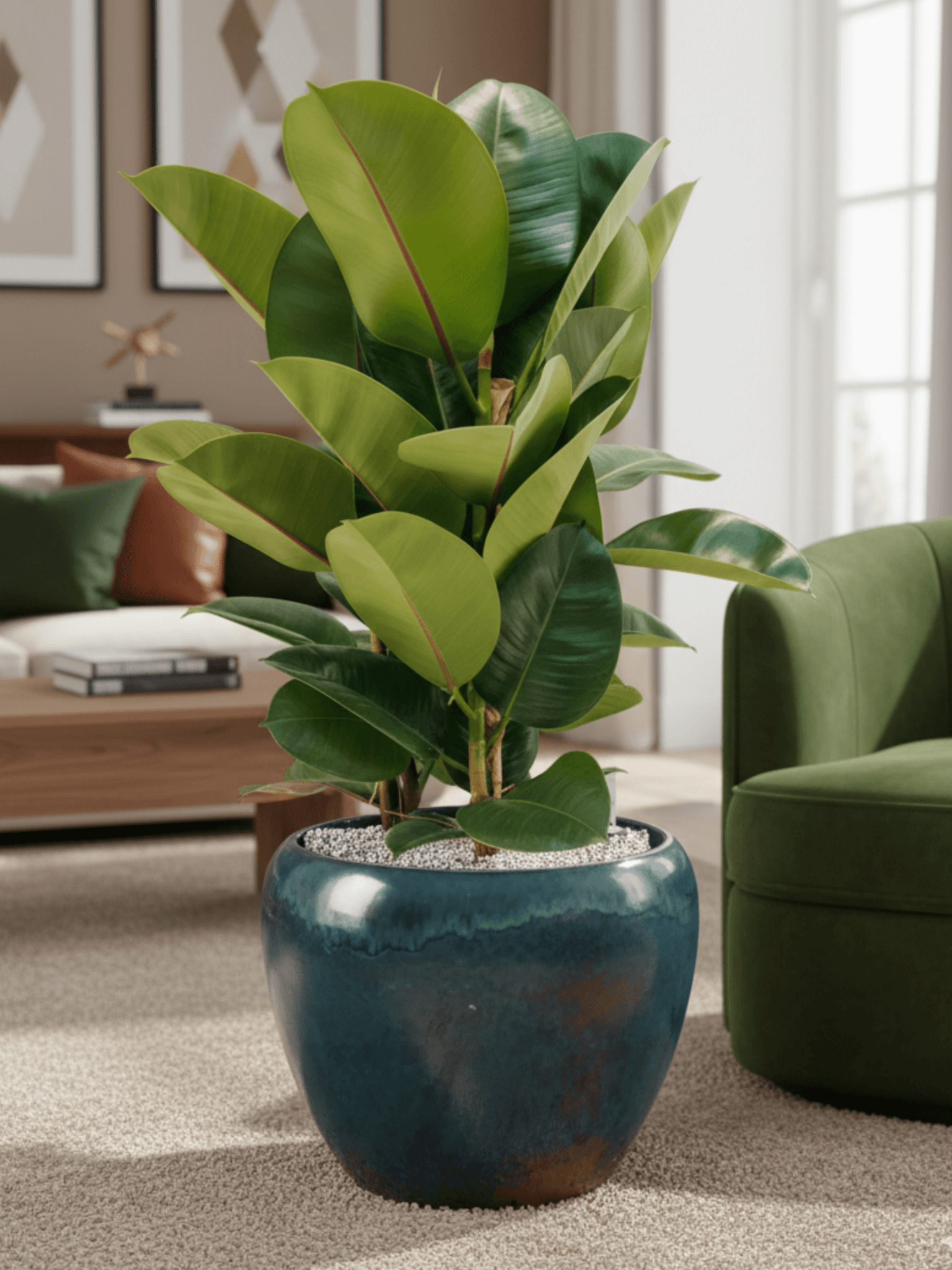 Mystic Turquoise Ceramic Pot - An Artisan Statement for Home & Garden