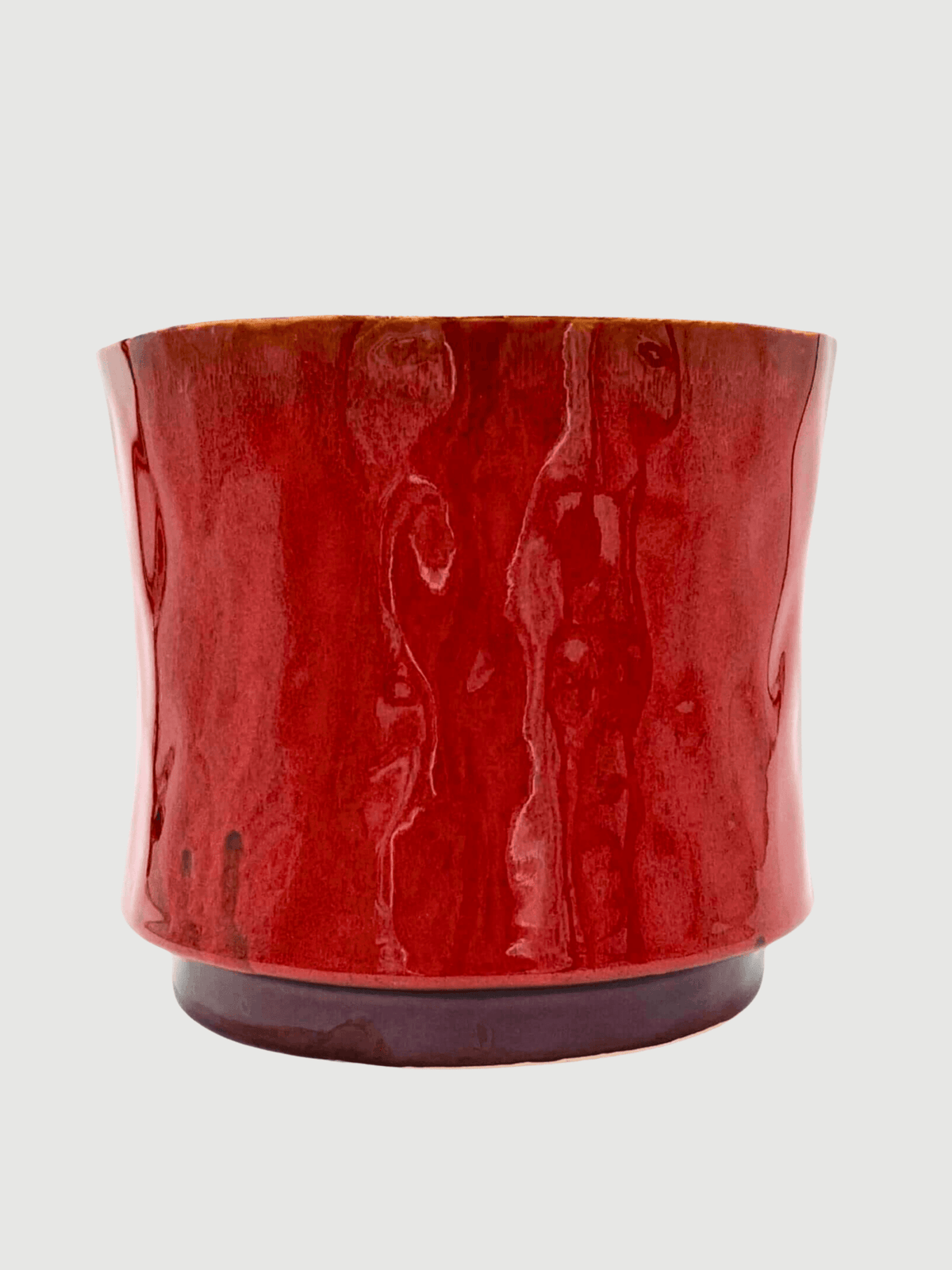 Nolan Ceramic Plant Pots, Red, House Plant Pot in Multiple Sizes - Rebel Plants