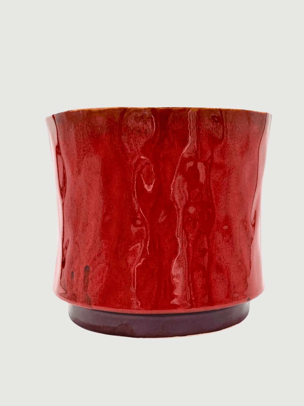 Nolan Ceramic Plant Pots, Red, House Plant Pot in Multiple Sizes - Rebel Plants