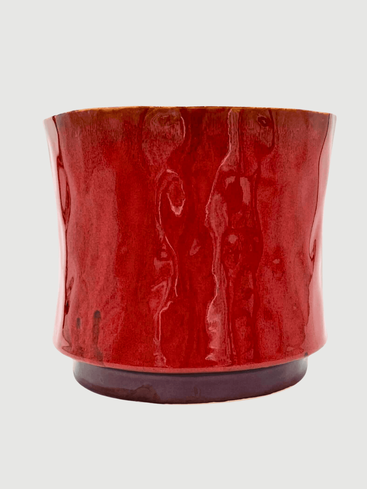 Nolan Ceramic Plant Pots, Red, House Plant Pot in Multiple Sizes - Rebel Plants