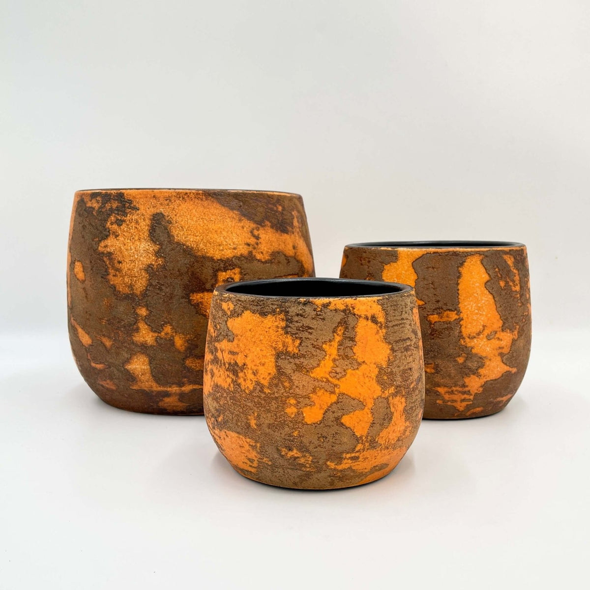 rust coloured plant pots Ceramic Plant Pot Olaf - Rust, Orange