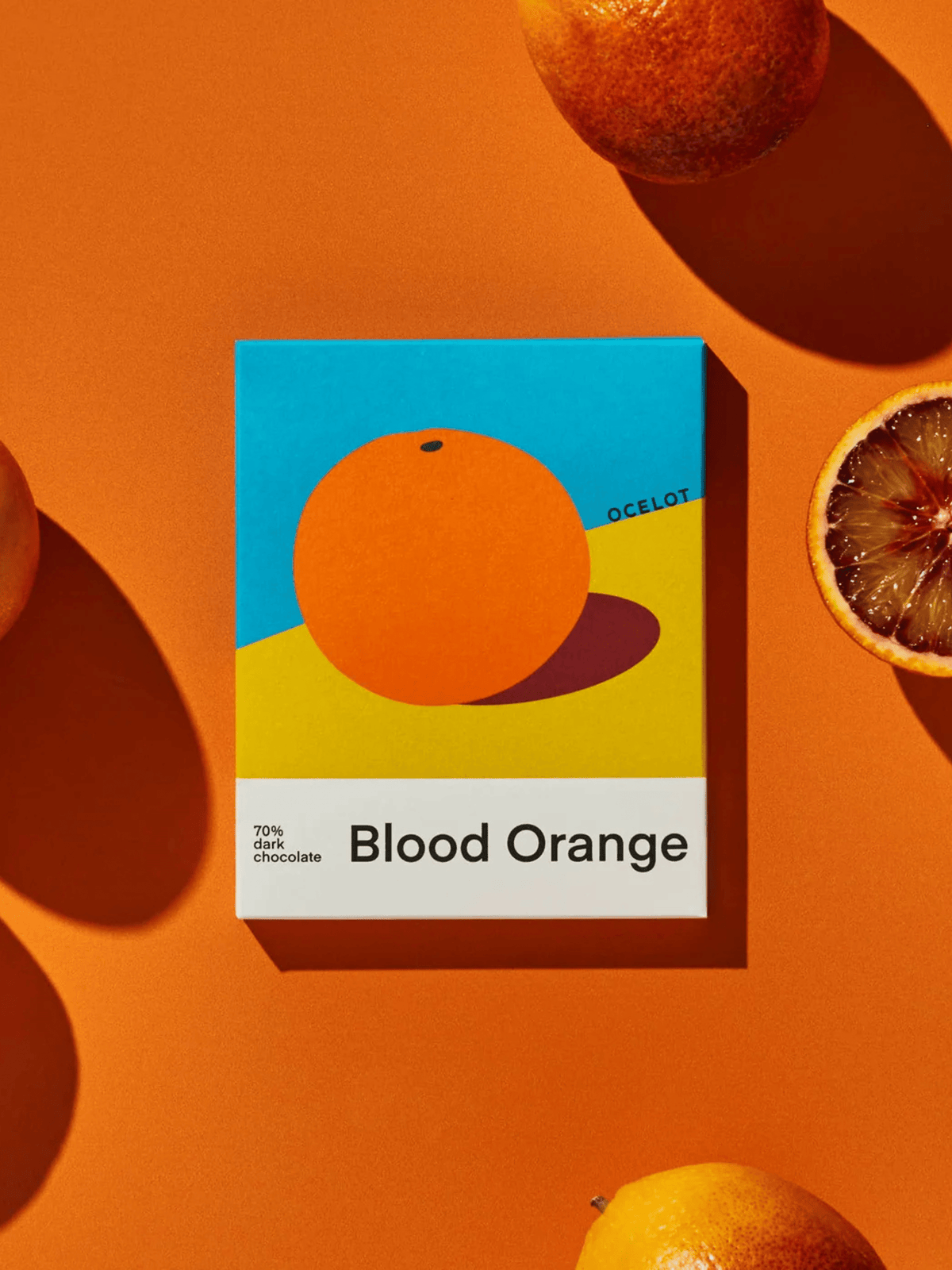 Organic Dark Chocolate bar, Blood Orange | Plant Gift Add-On (70g) - Rebel Plants