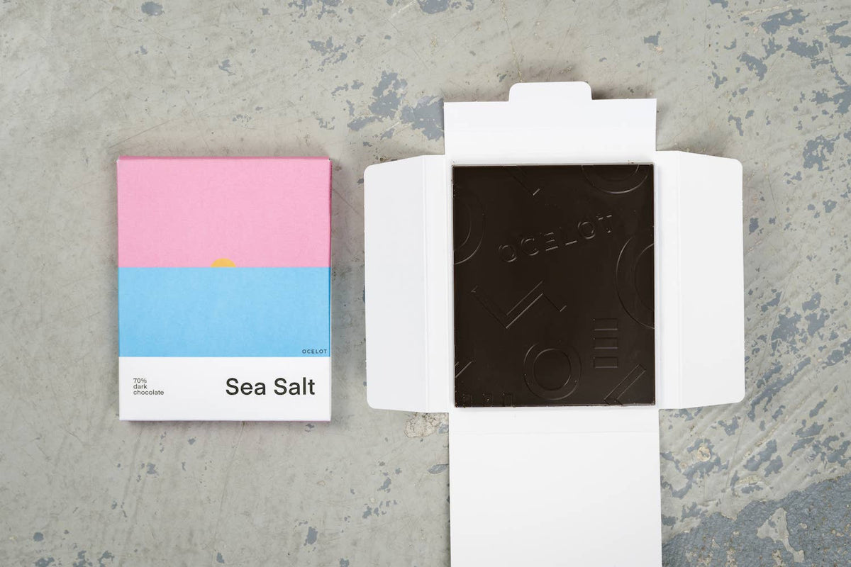 Organic Dark Chocolate bar, Sea Salt | Plant Gift Add-On (70g) - Rebel Plants