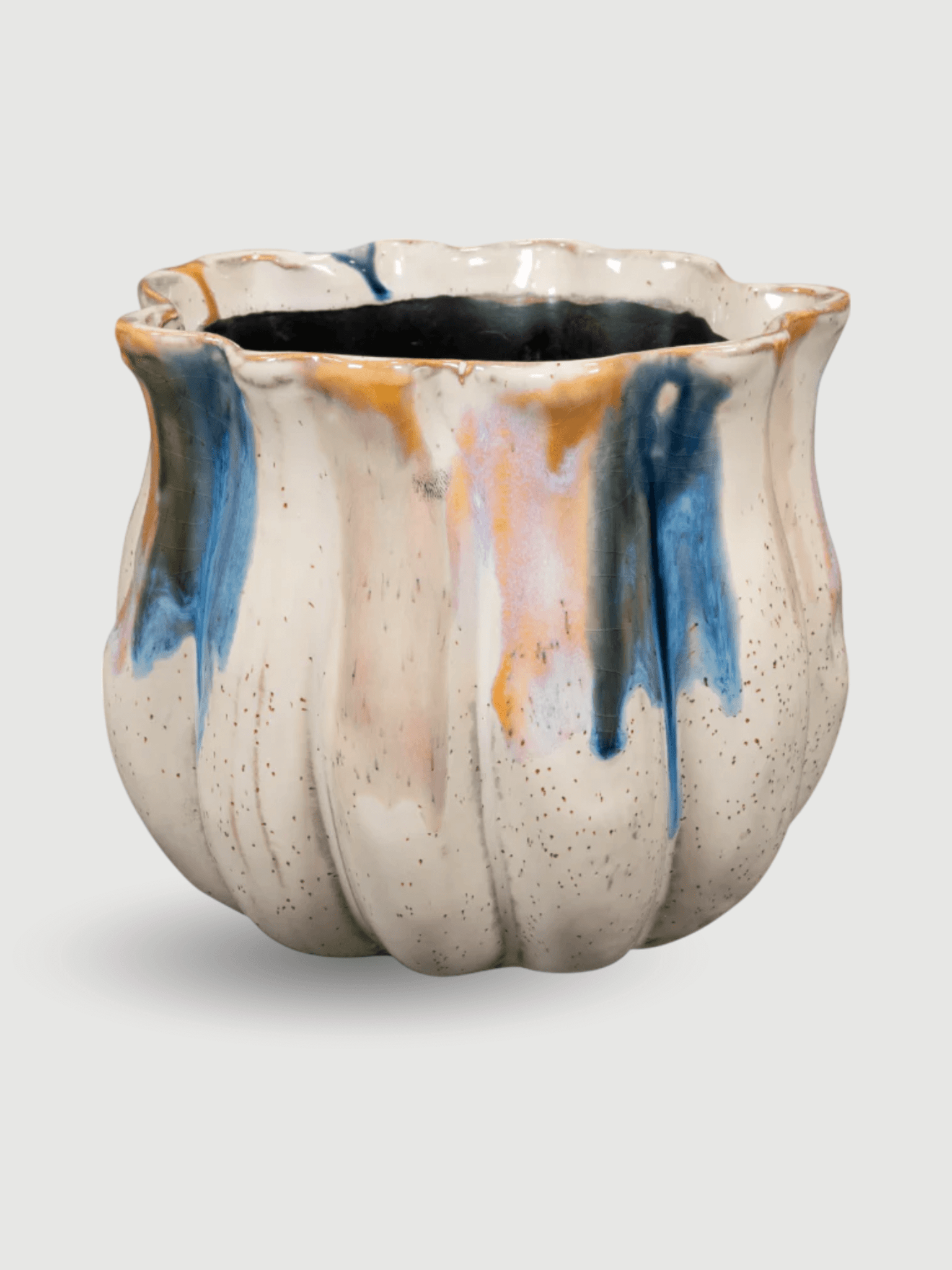 Pastel Ceramic Plant Pot Molly - Aquarel - D17cm