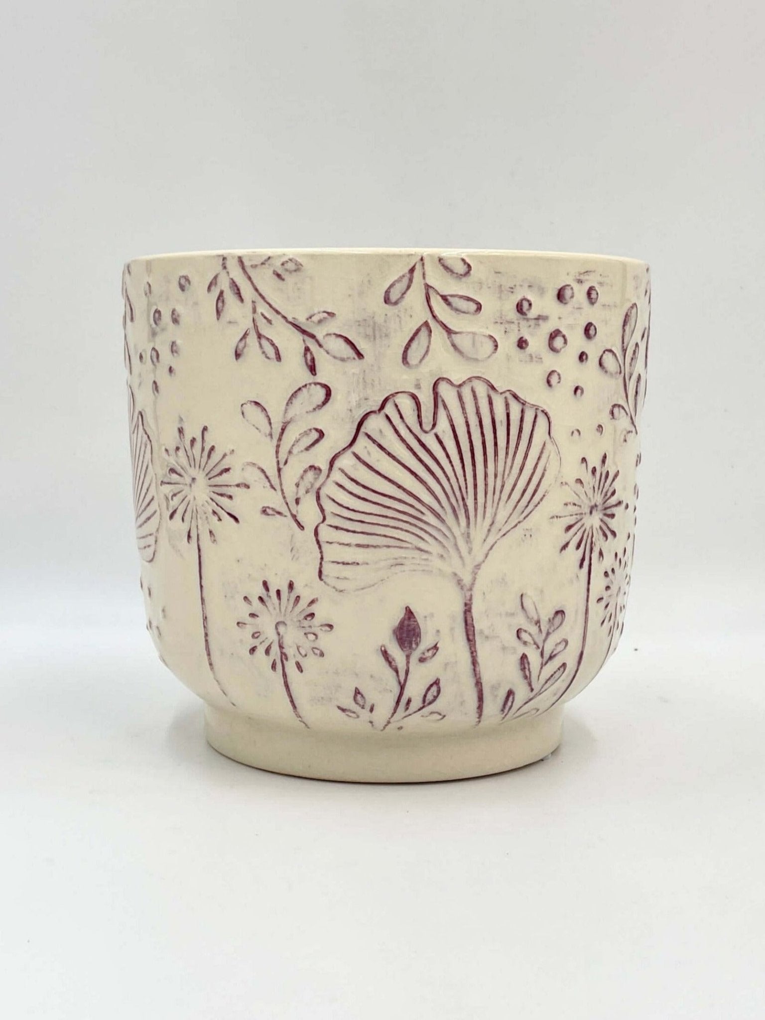 Pink Ceramic Plant Pot Emilia - 14cm - 19cm - Indoor Plant Pot