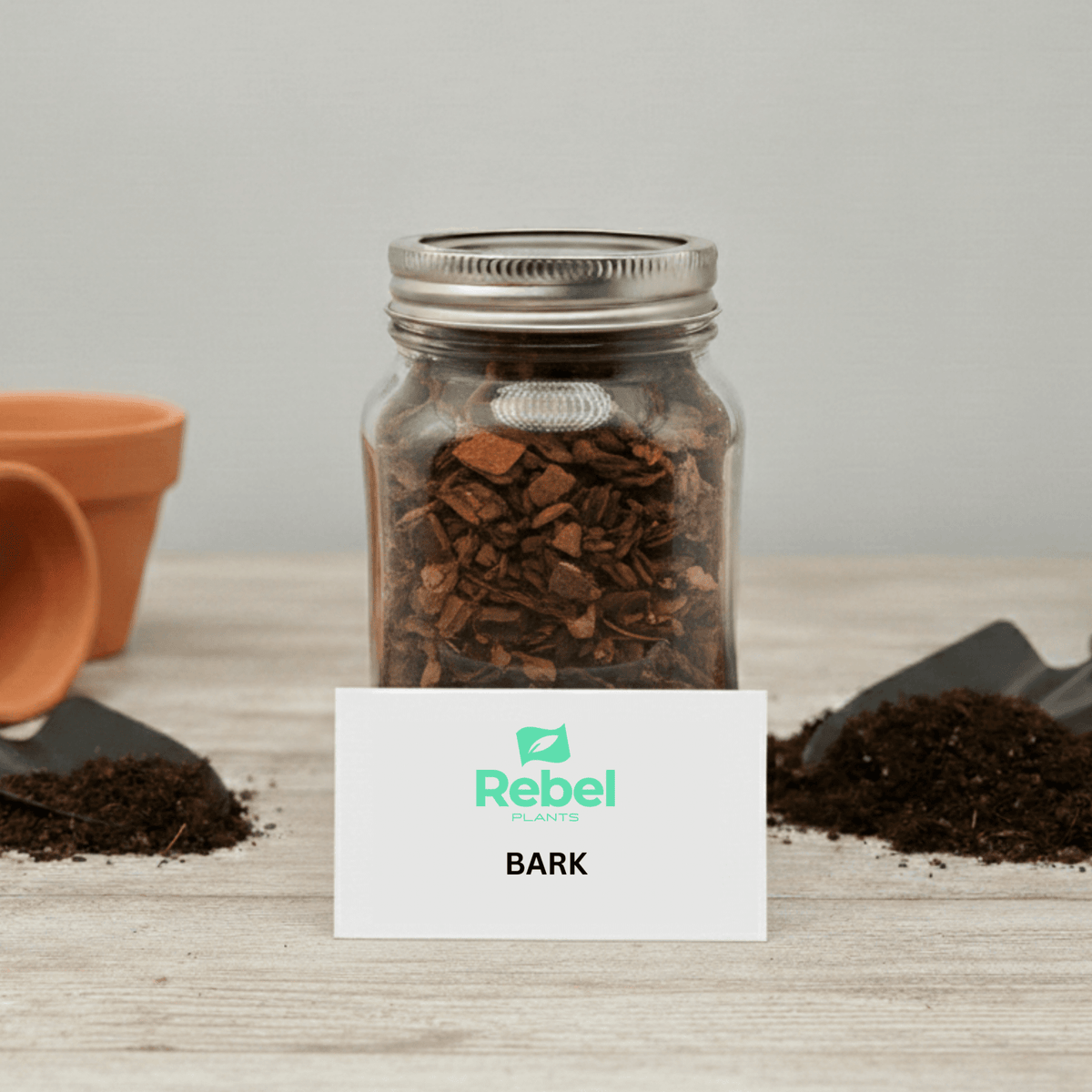 Potting Bark, Pine Bark, 2 VARIED Thickness