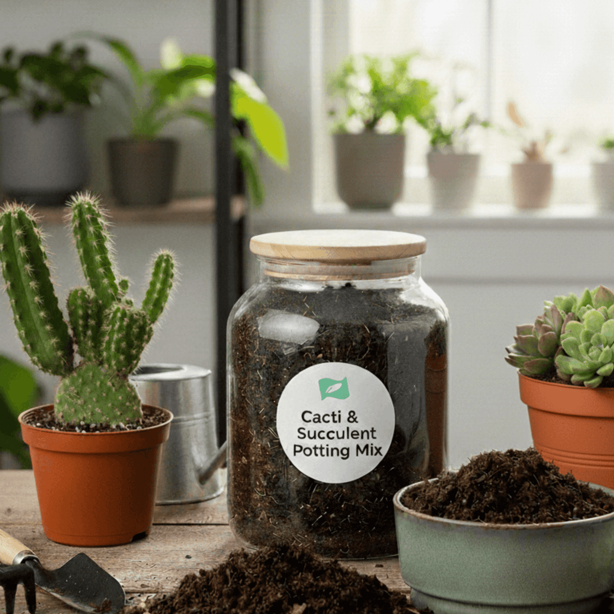 succulent and cacti potting mix Premium Cacti & Succulent Potting Soil Mix